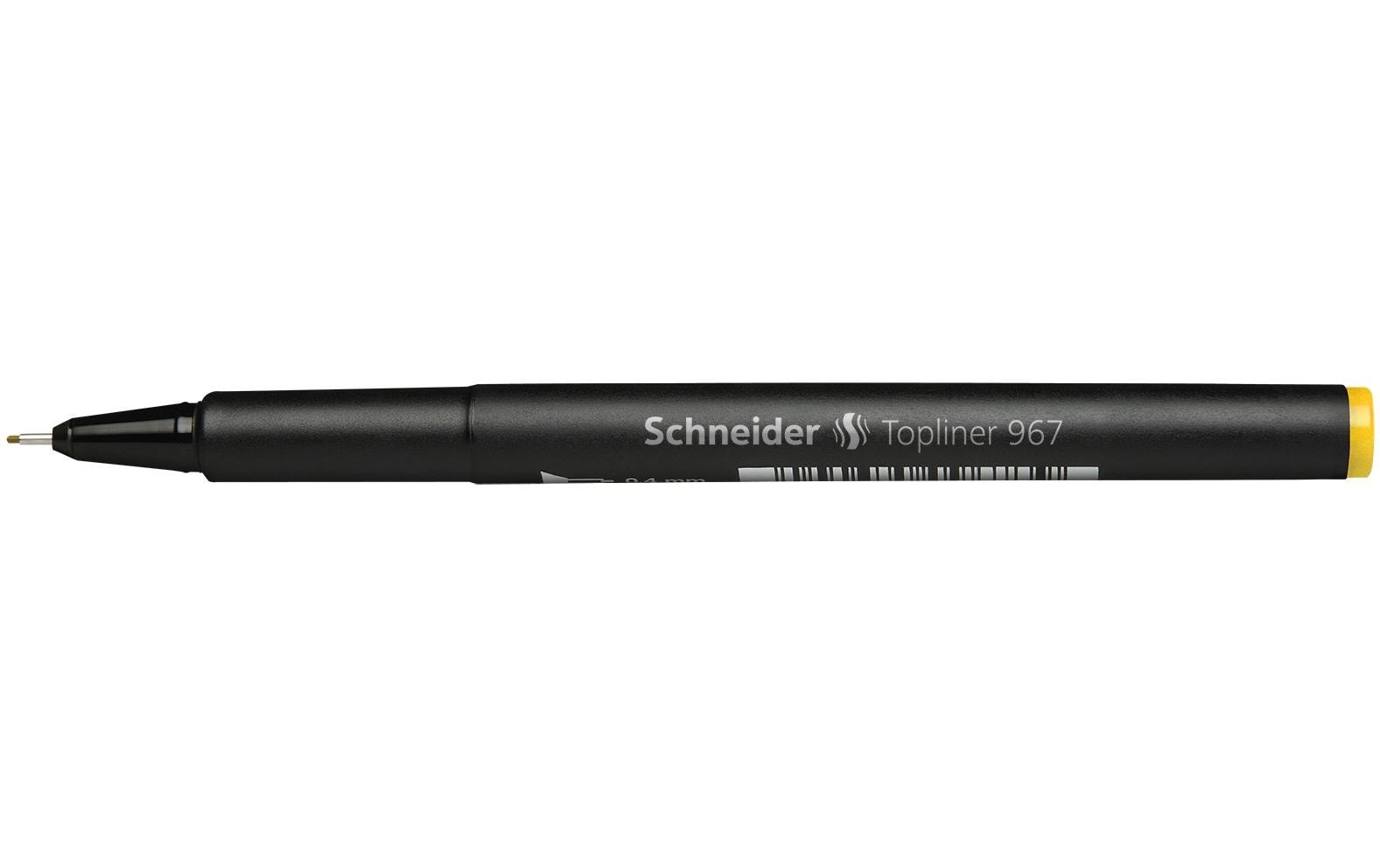 Schneider Fineliner 967 0.4 mm, Gelb, 1 Stück