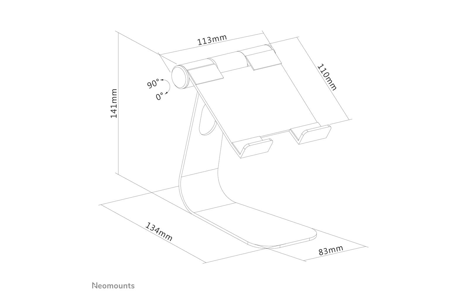 NEOMOUNTS Standfuss DS15-050SL1