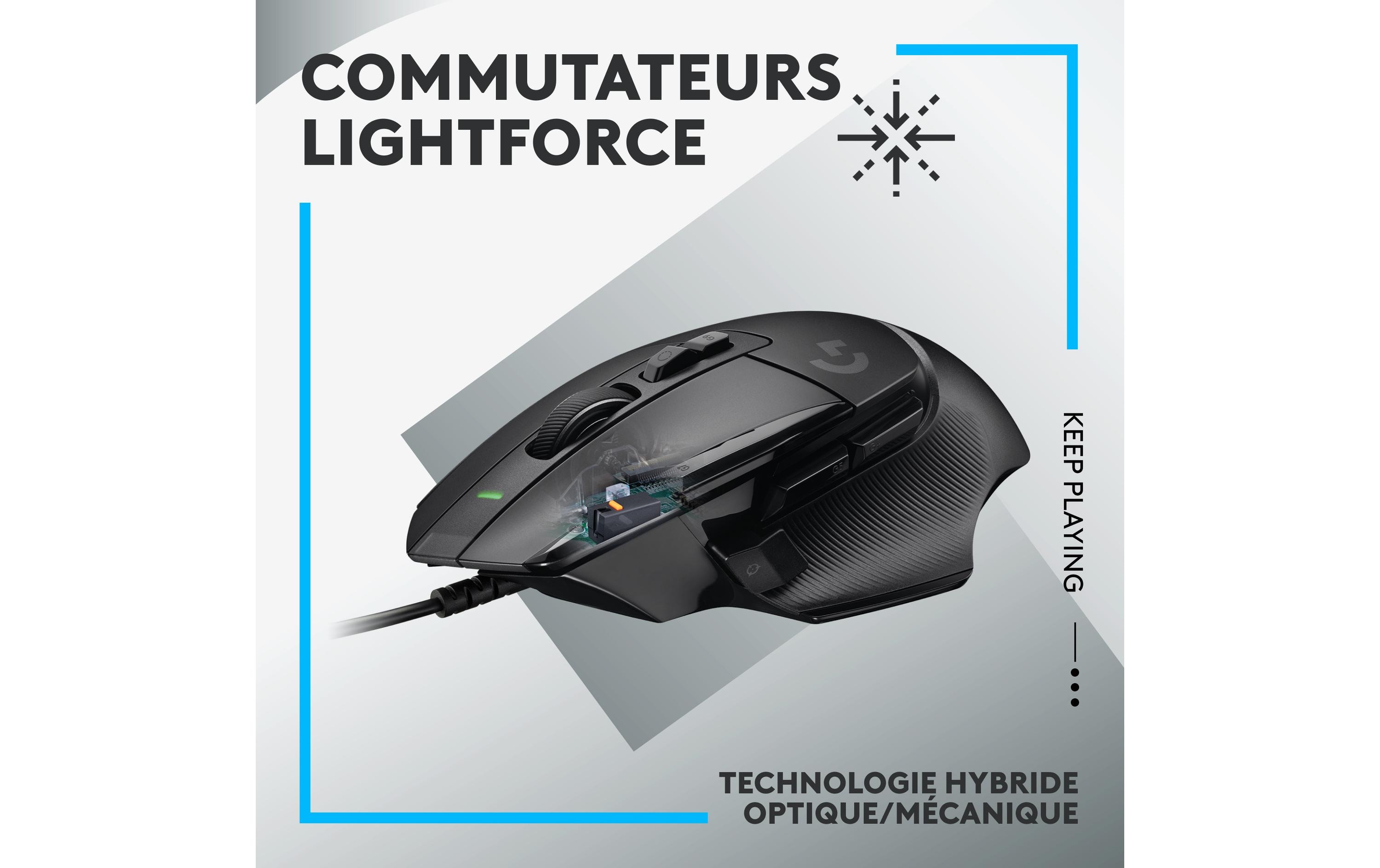 Logitech Gaming-Maus G502 X Schwarz