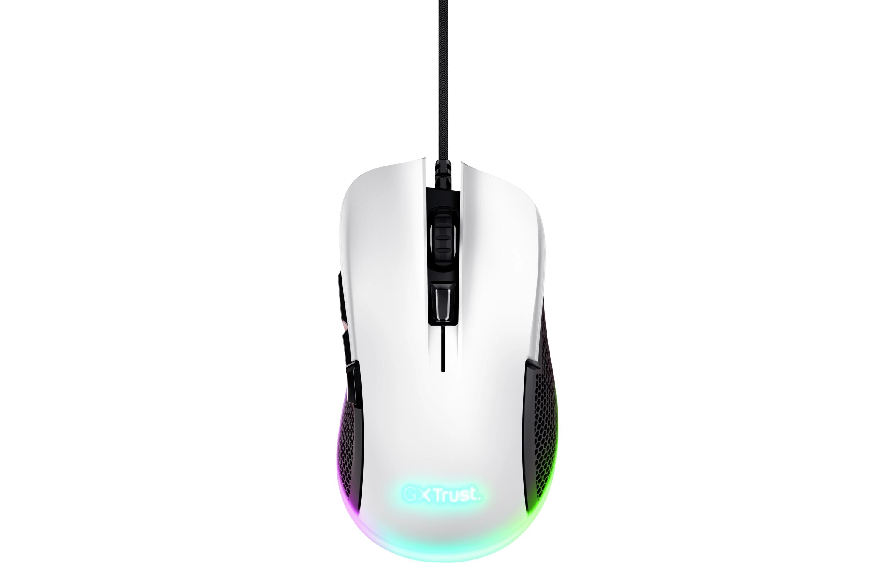 Trust Gaming-Maus GXT922 Ybar Weiss