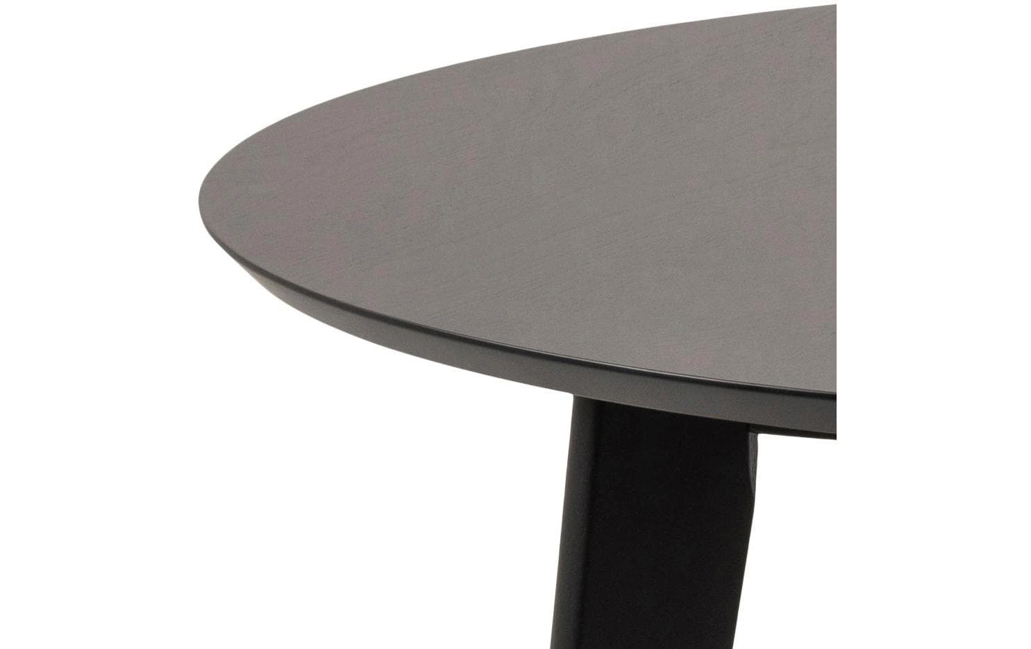 AC Design Tisch Roxby Ø 105 x 76 cm, Schwarz