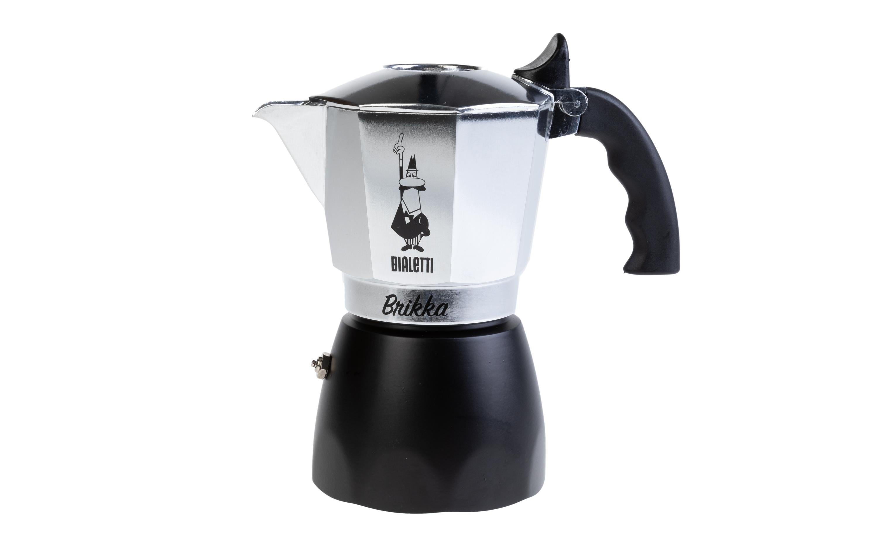 Bialetti Espressokocher Brikka 4 Tassen, Silber