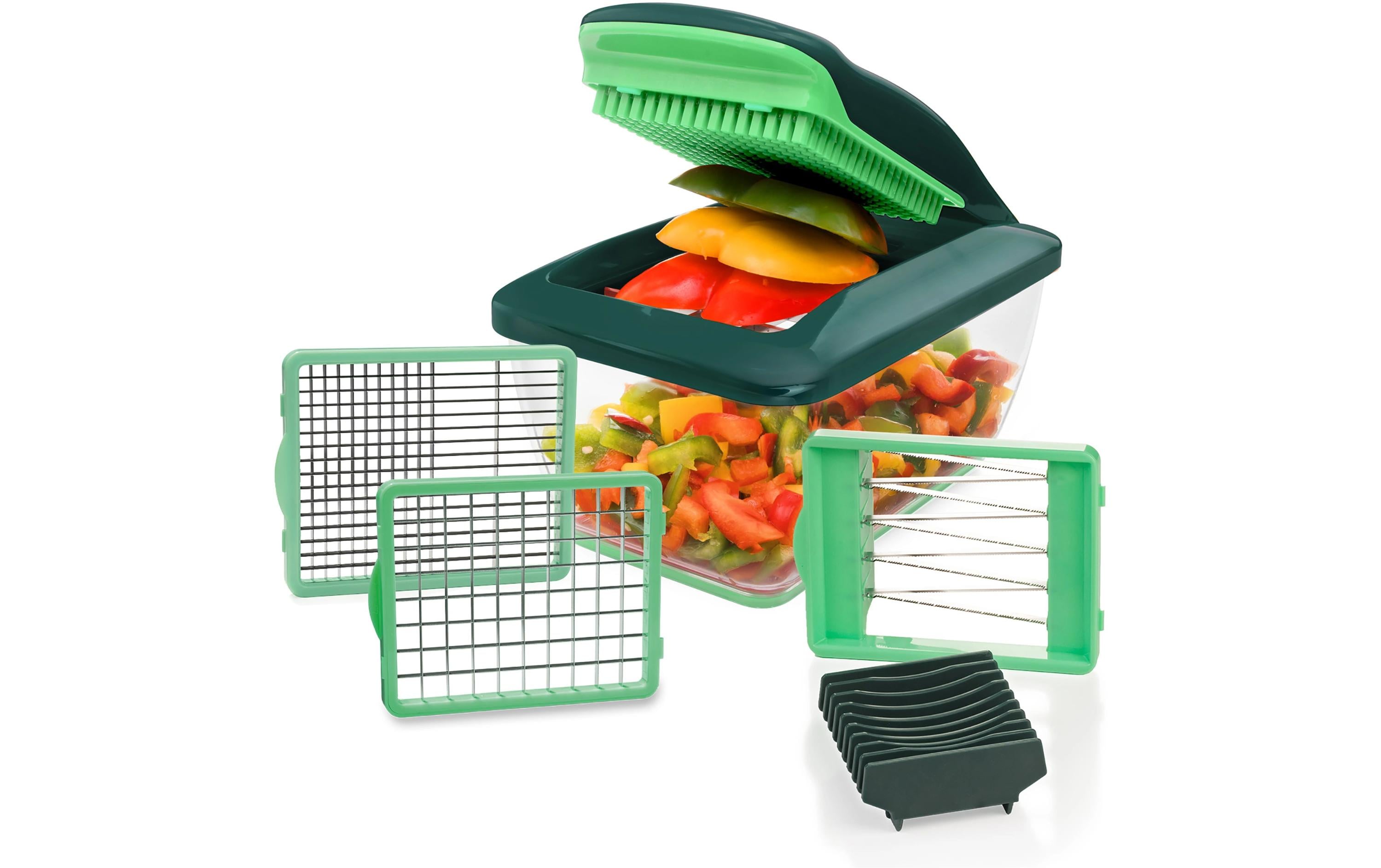 Genius Gemüseschneider Nicer Dicer Chef 7-teilig, Grün