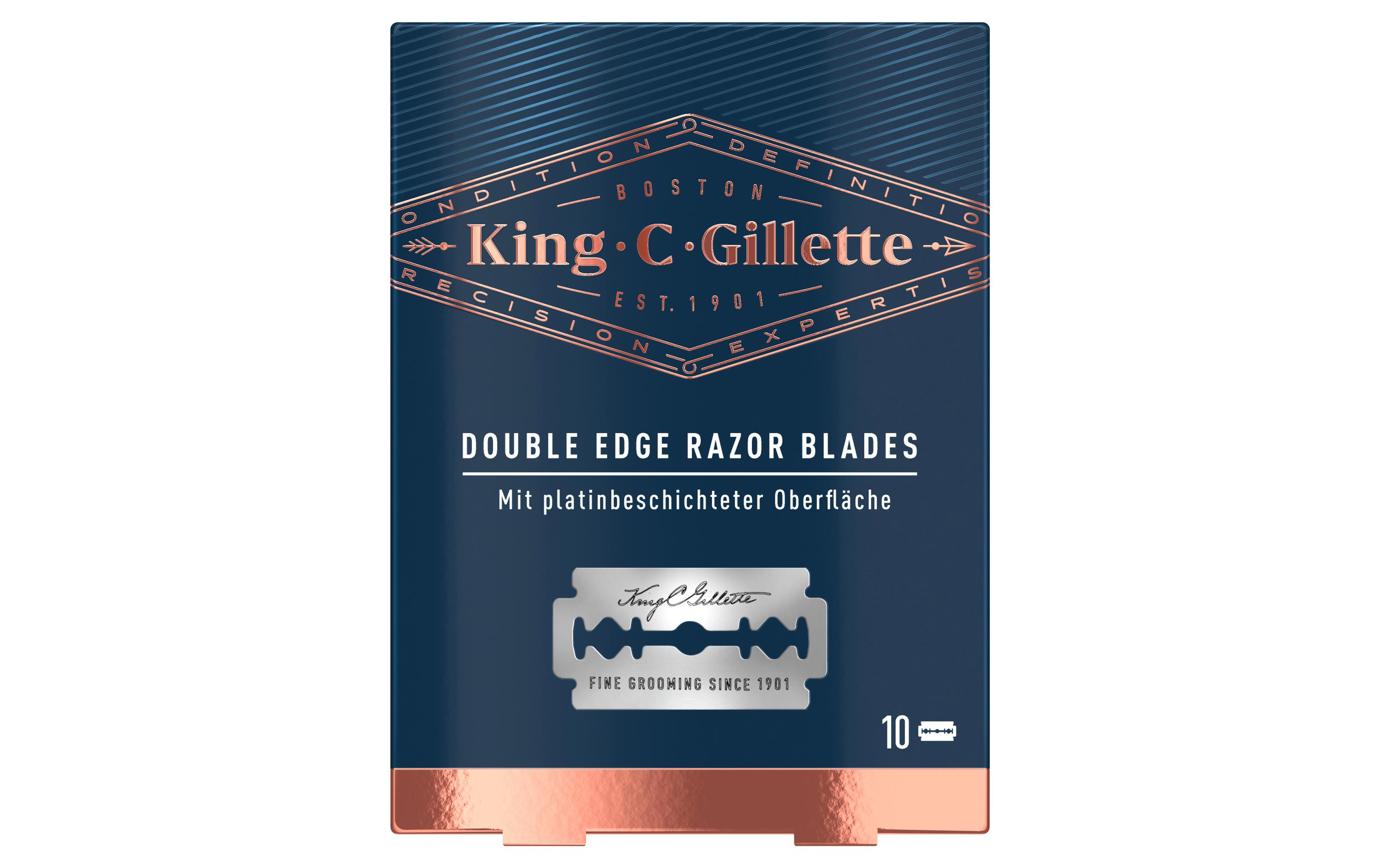 King C. Gillette Systemklingen 10 Stück