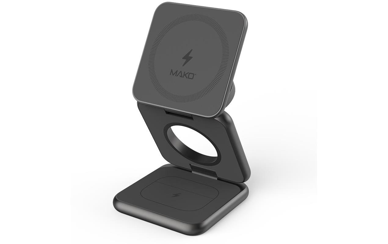 Mako Magnetic Wireless Charger Fold 3-in-1 Apple