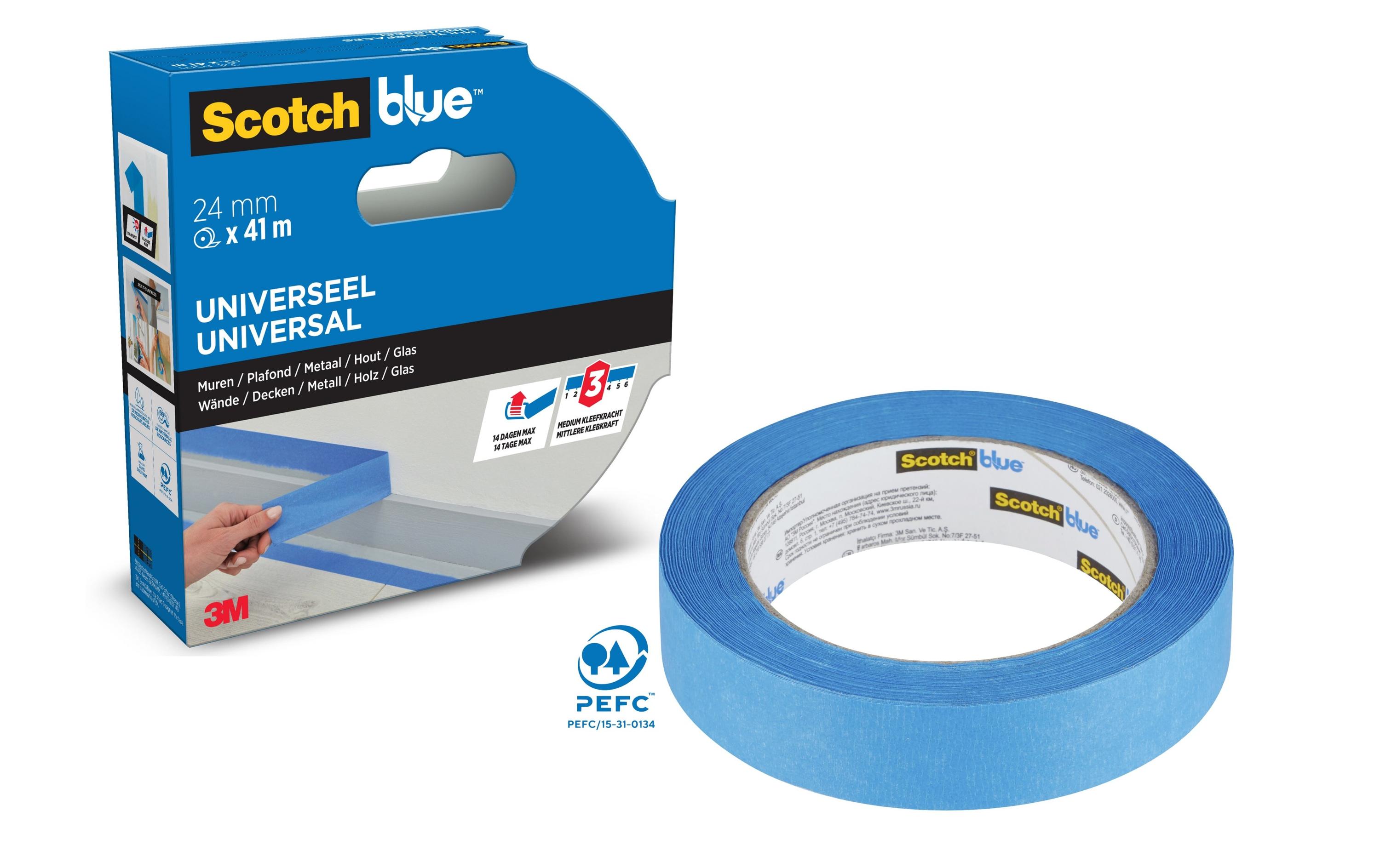 3M Malerabdeckband ScotchBlue Premium 48 mm x 41 m, Blau