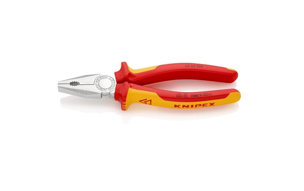 Knipex Kombizange VDE, 200 mm, verchromt