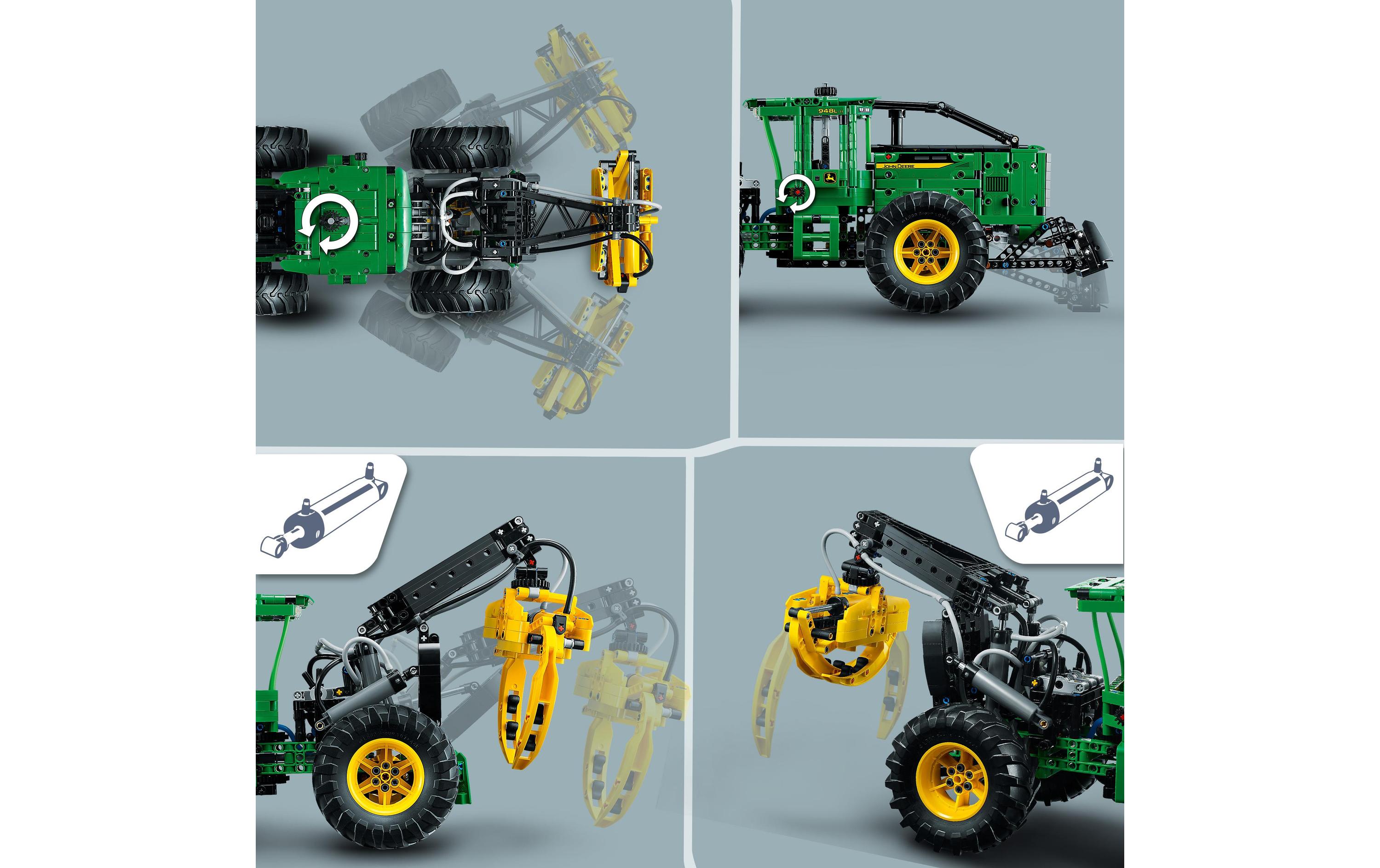 LEGO® Technic John Deere 948L-II Skidder 42157