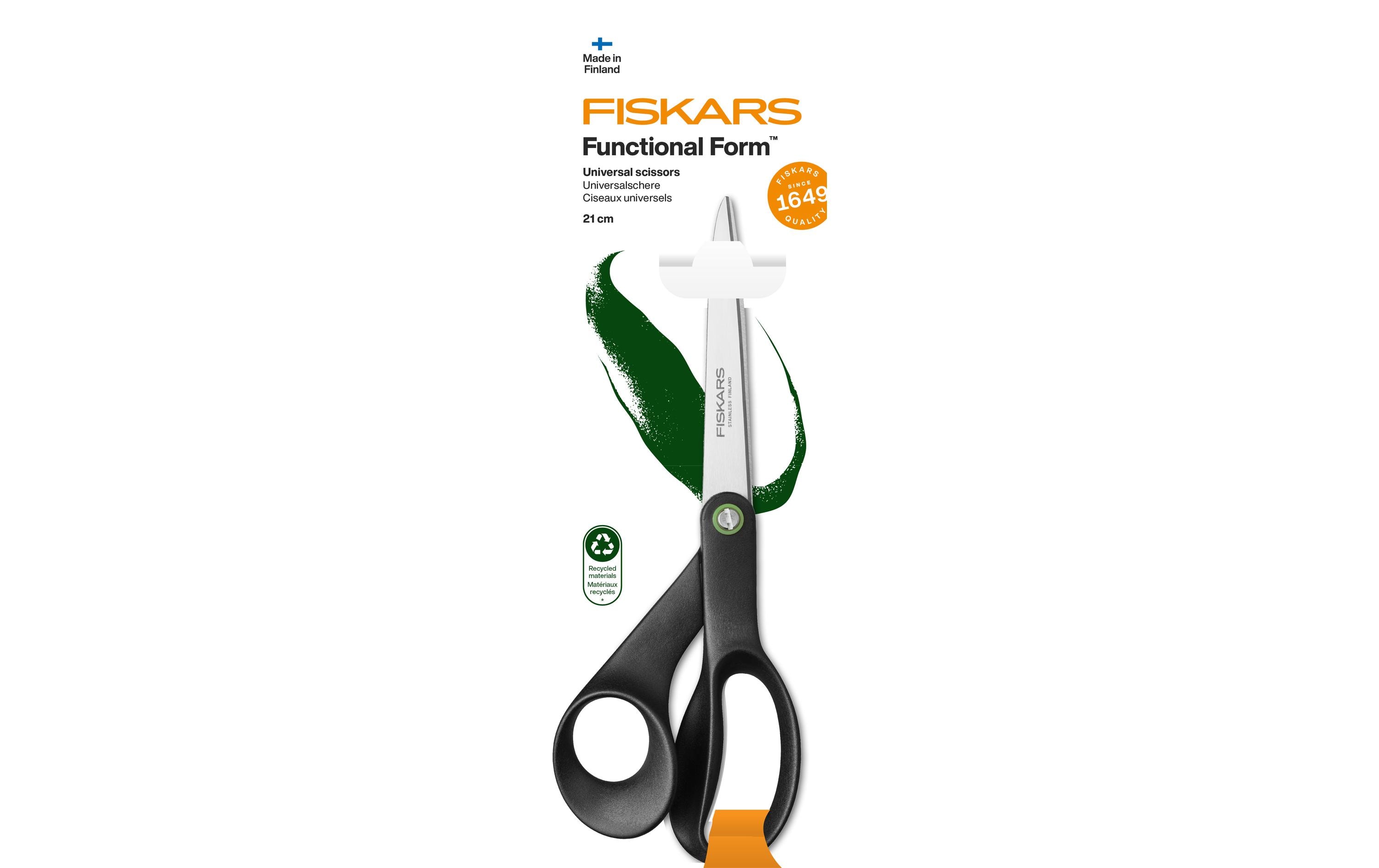 Fiskars Schere FF 21 cm, rostfreier Stahl, Rechtshänder