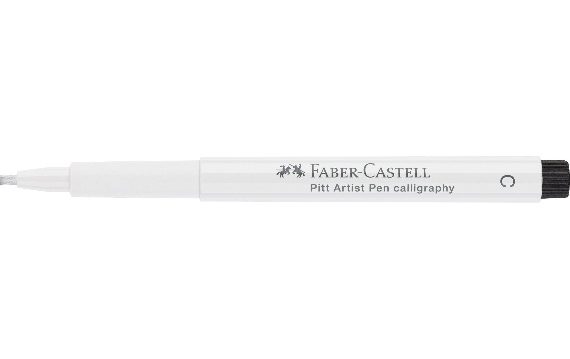 Faber-Castell Tuschestift Pitt Artist Pen Calligraphy 101 Weiss