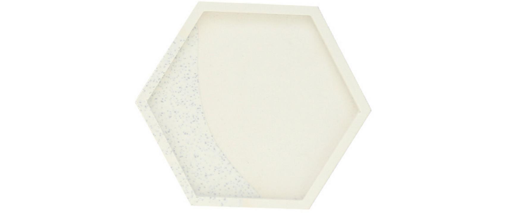 Jesmonite Giessform Untersetzer Hexagon, 11.5 cm x 10 cm