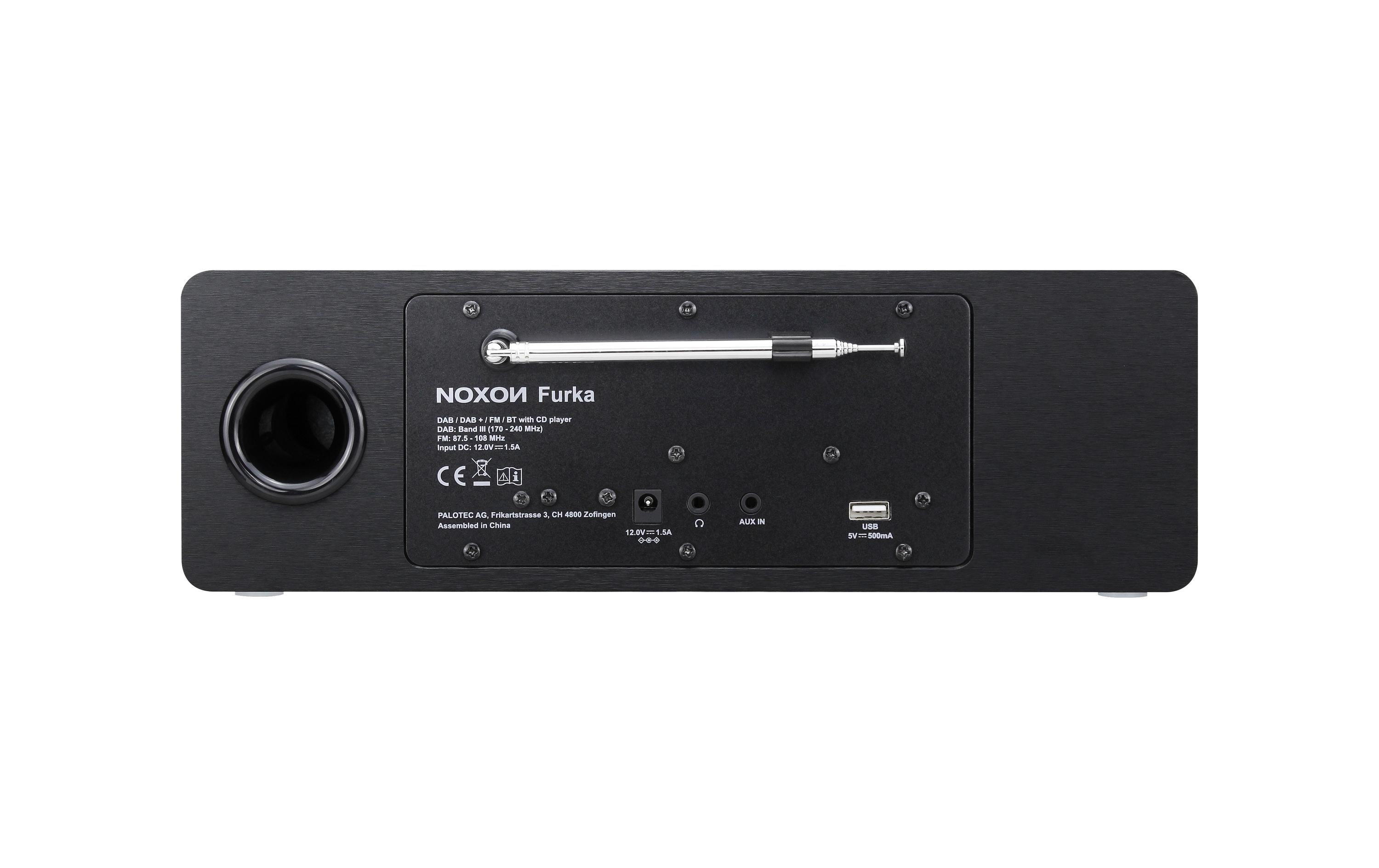 Noxon DAB+ Radio Furka Schwarz