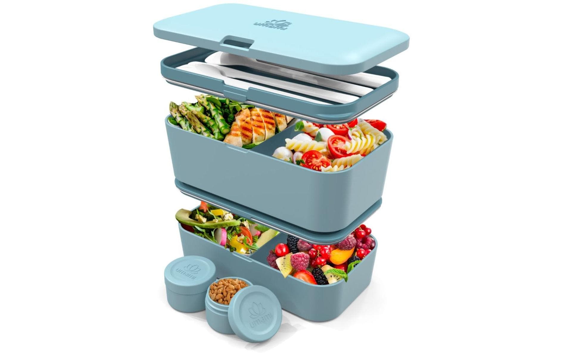 Umami Lunchbox Nestable L Mint Blue