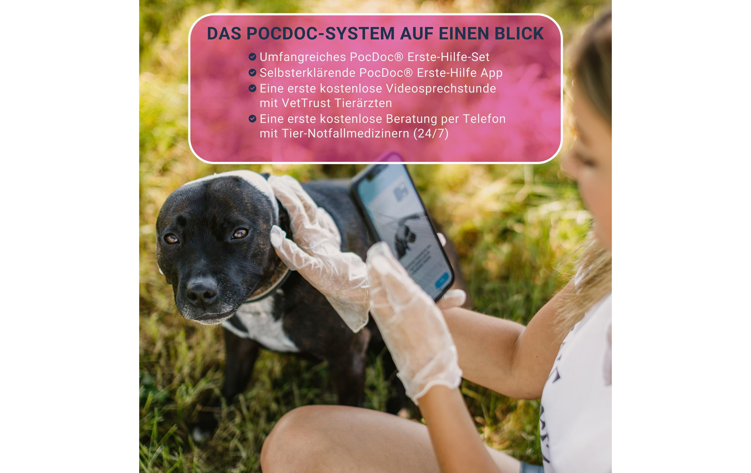 Pocdoc Tier-Erste-Hilfe-Set Pet Connect