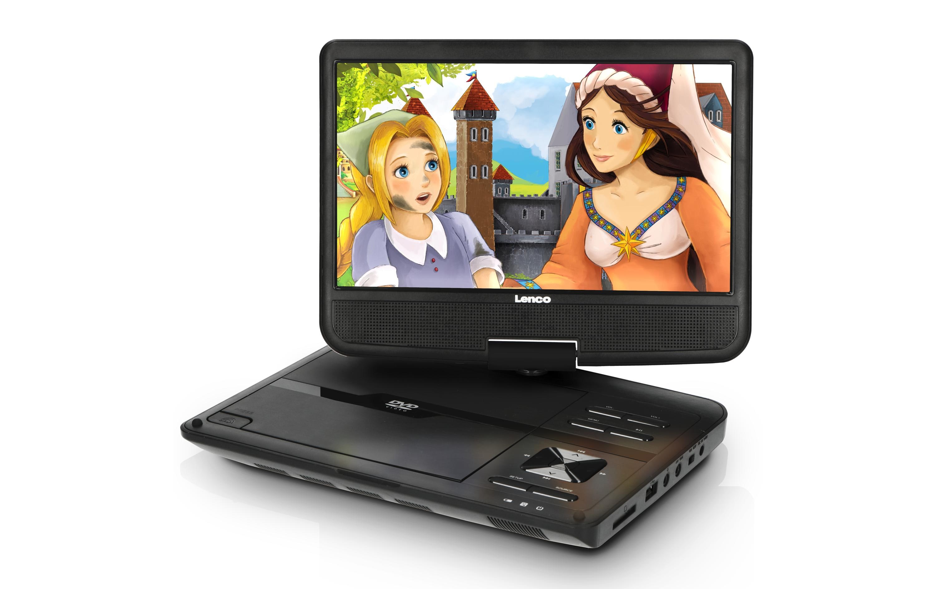 Lenco Portabler DVD Player DVP-1010BK