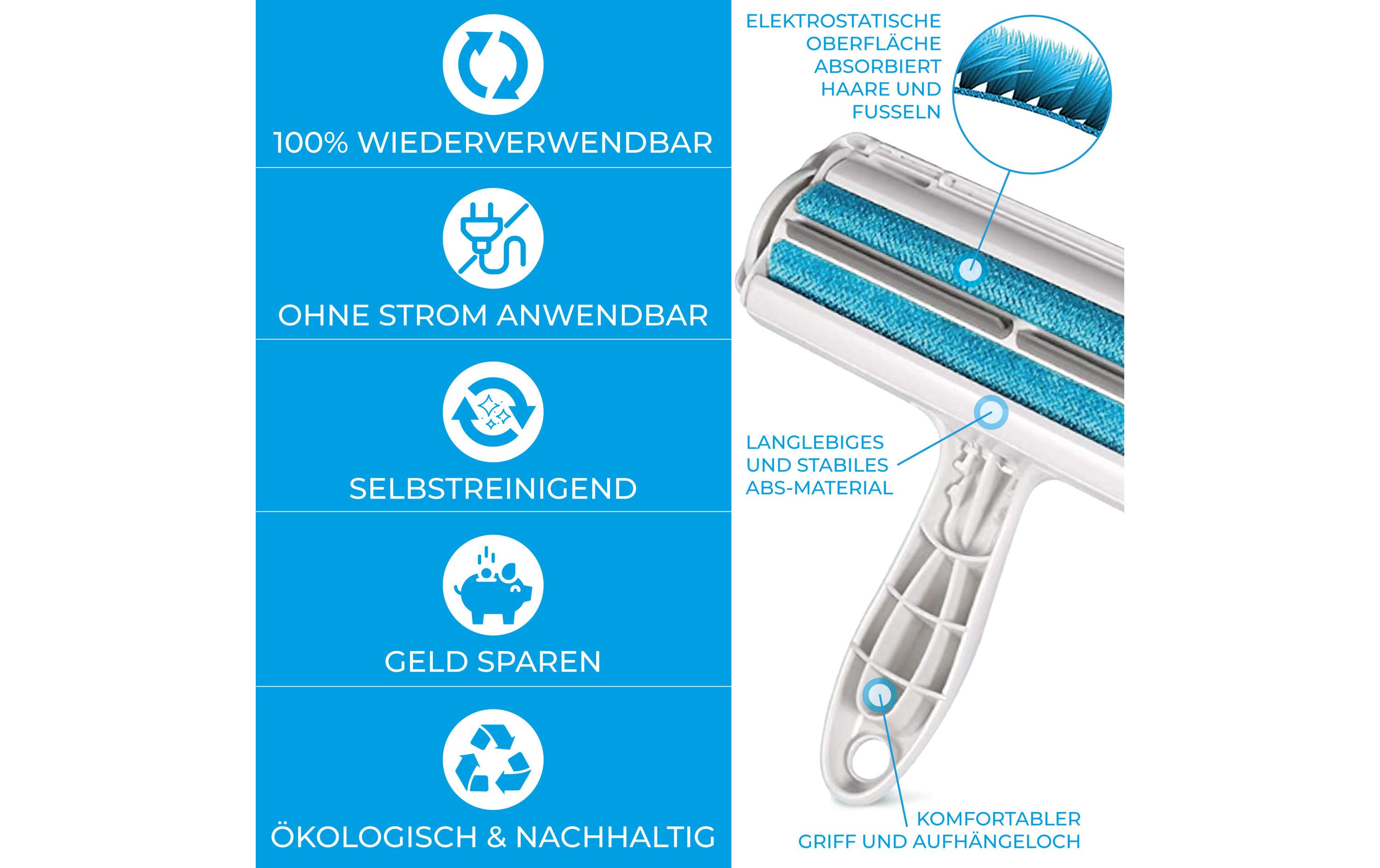 Quick Aid Fusselrolle und Tierhaarentferner