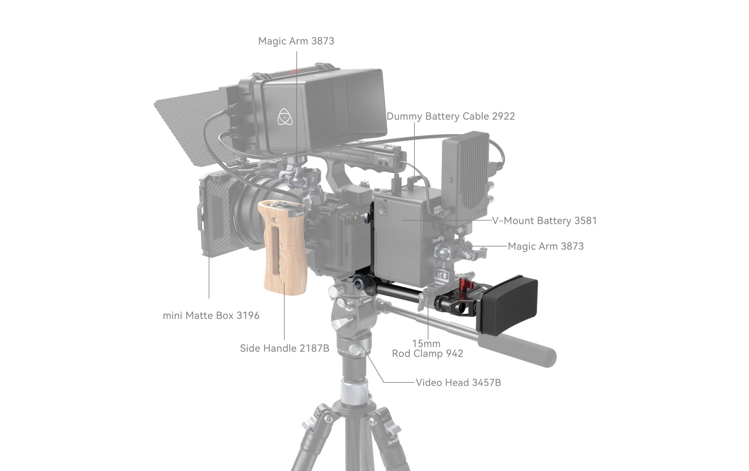 Smallrig V-Mount-Akkuplatte Advanced Mounting System