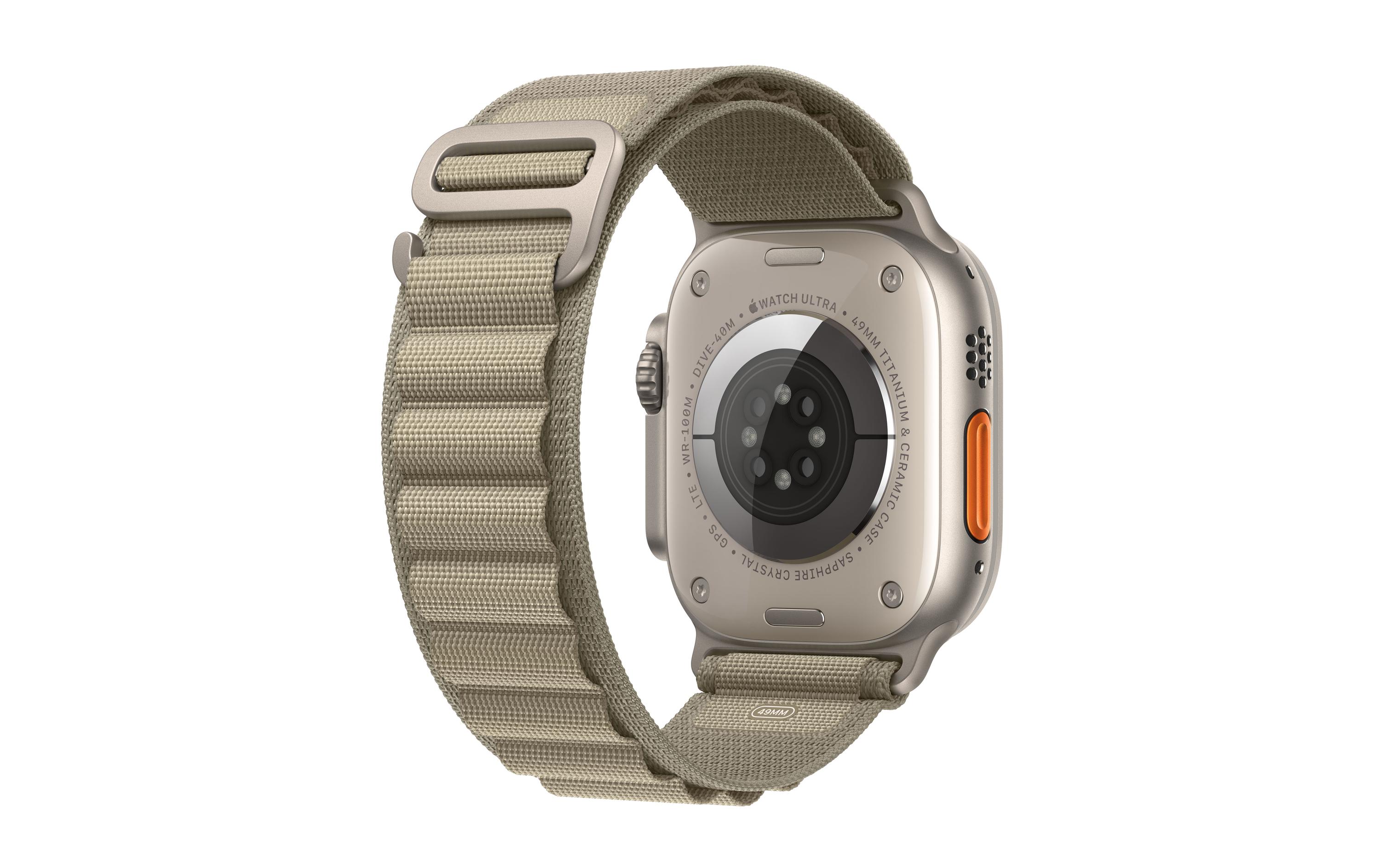 Apple Watch Ultra 2 Alpine Loop Olive Large