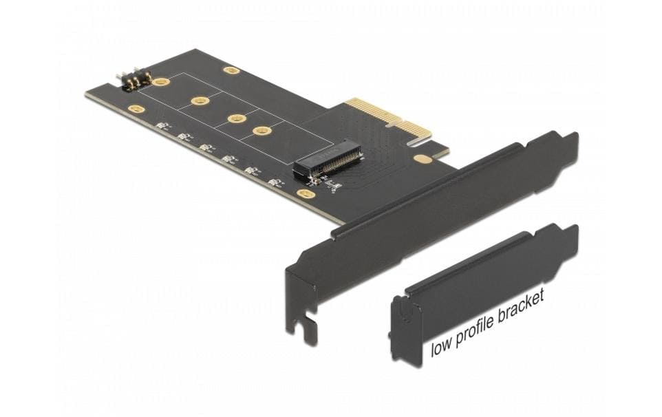 Delock Host Bus Adapter PCIe x4 - M.2, NVMe, Key M, RGB-LED