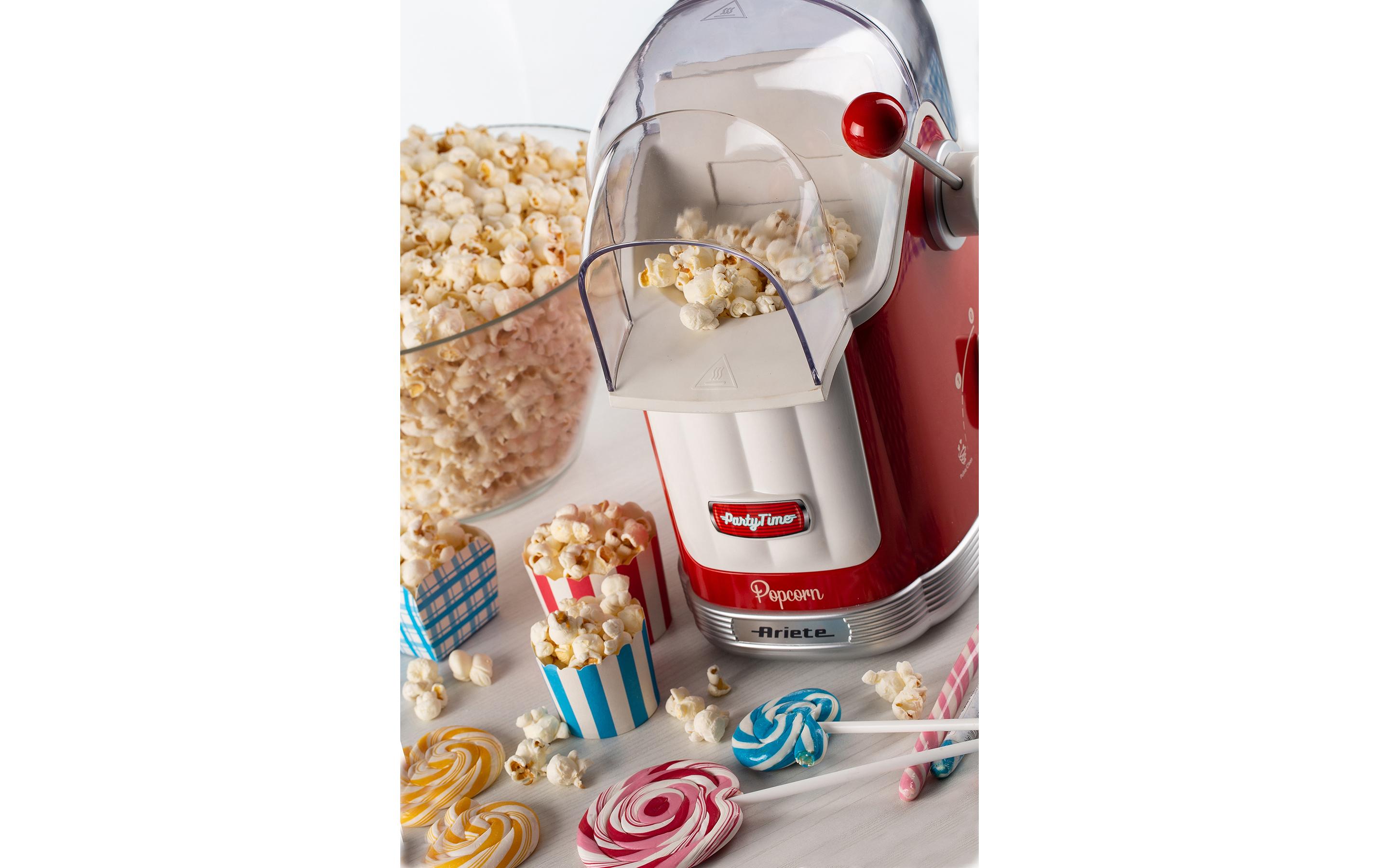 Ariete Popcorn Maschine Party Time ARI-2958-RD Rot/Weiss