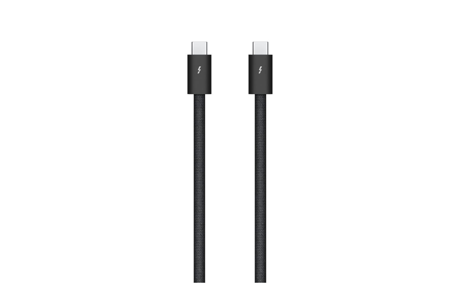 Apple Thunderbolt 4 Pro Kabel 1 m, Schwarz