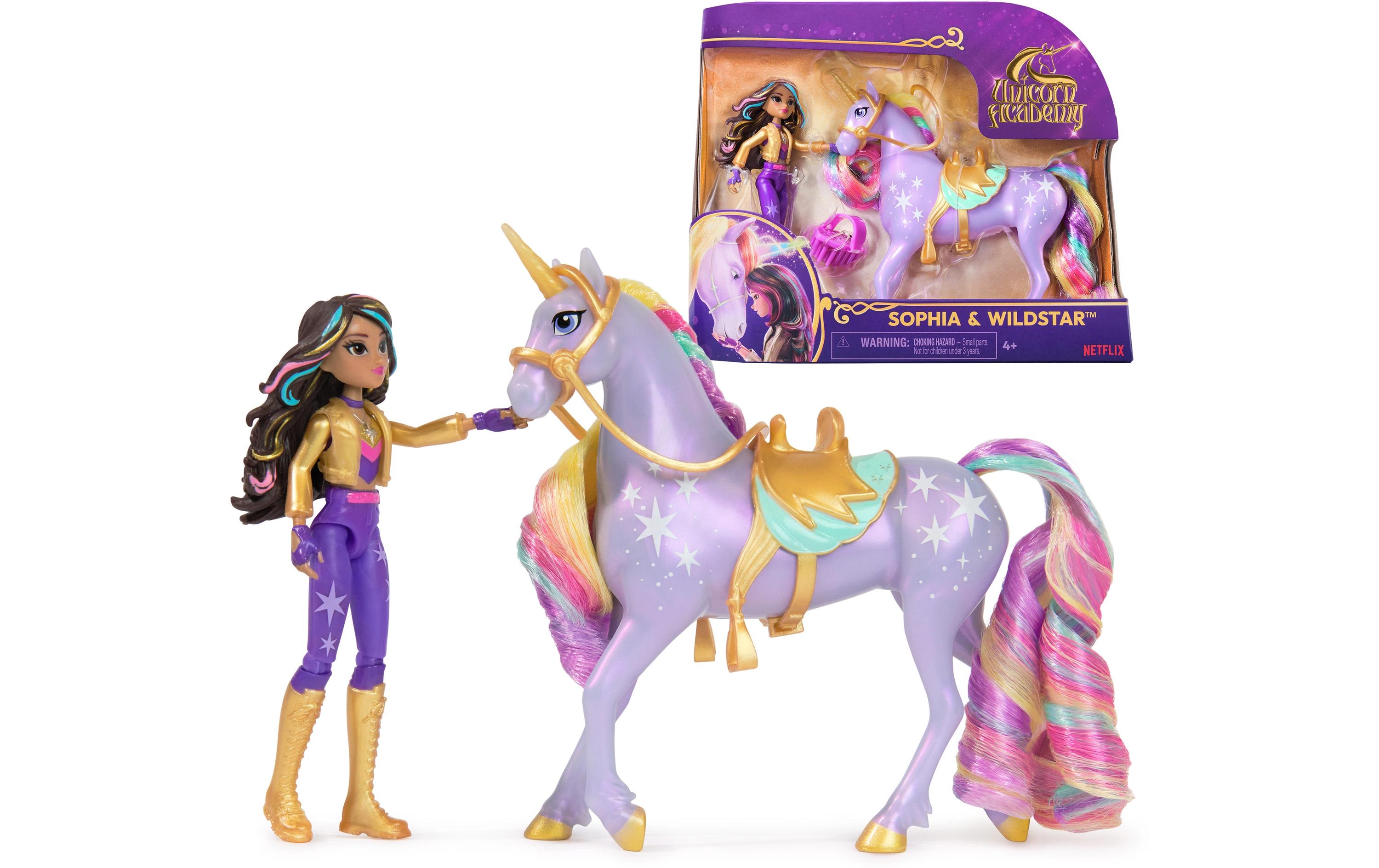 Spinmaster Unicorn Academy Sophia Doll & Wildstar Unicorn