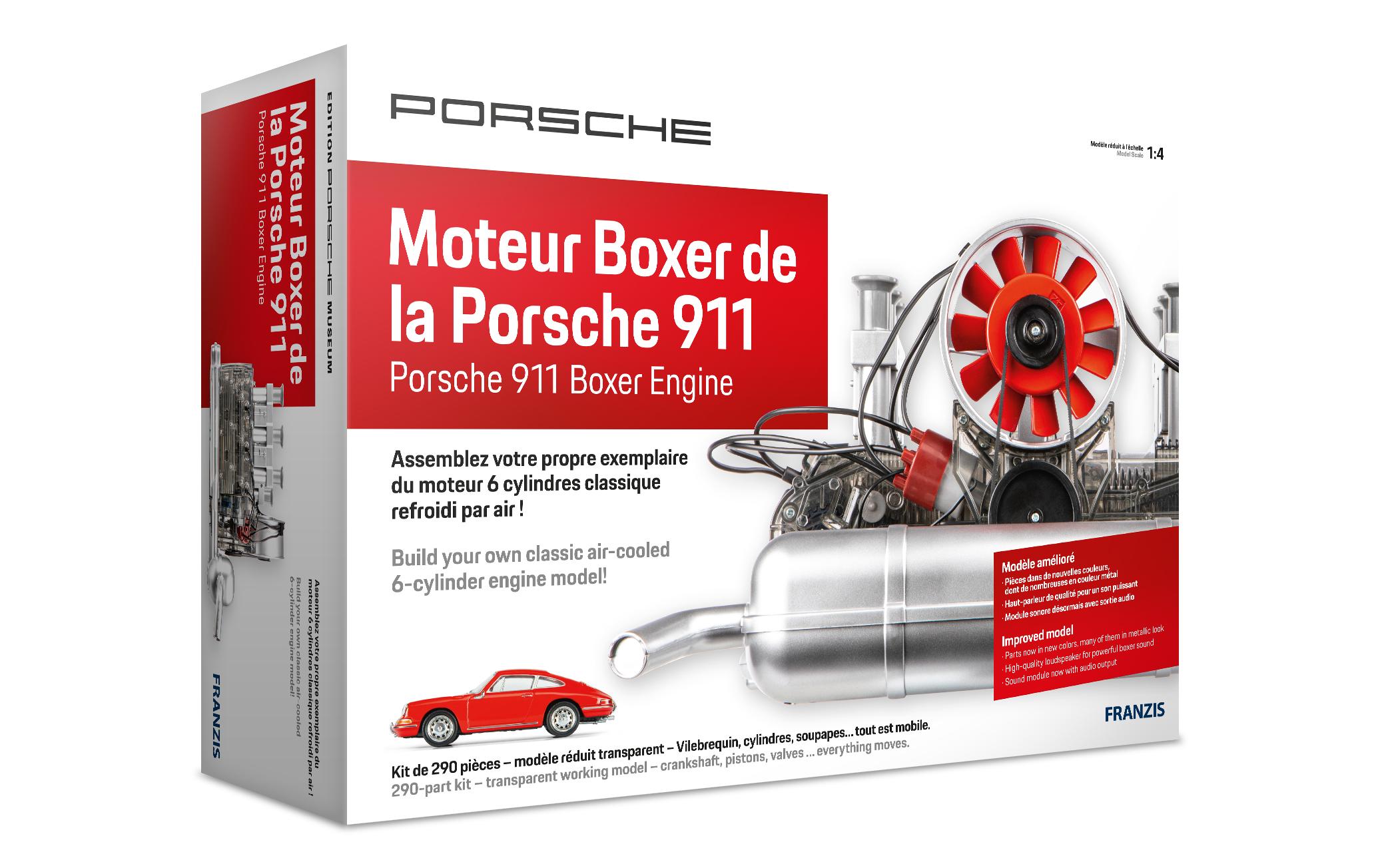 Franzis Bausatz Porsche 911 Boxermotor Französisch, 1:3