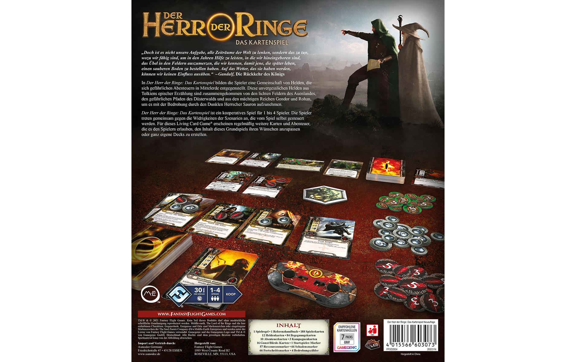 Fantasy Flight Games Kartenspiel Der Herr der Ringe: Das Kartenspiel