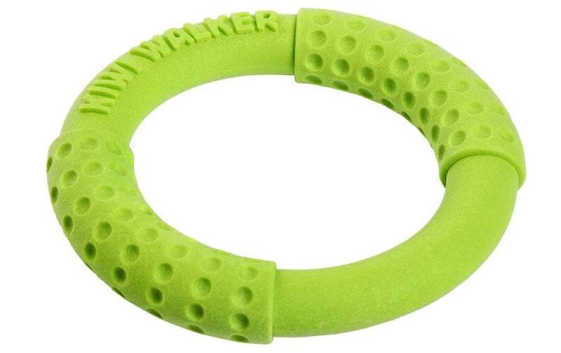 KIWI WALKER Hunde-Spielzeug Ring Grün, S, Ø 13 cm