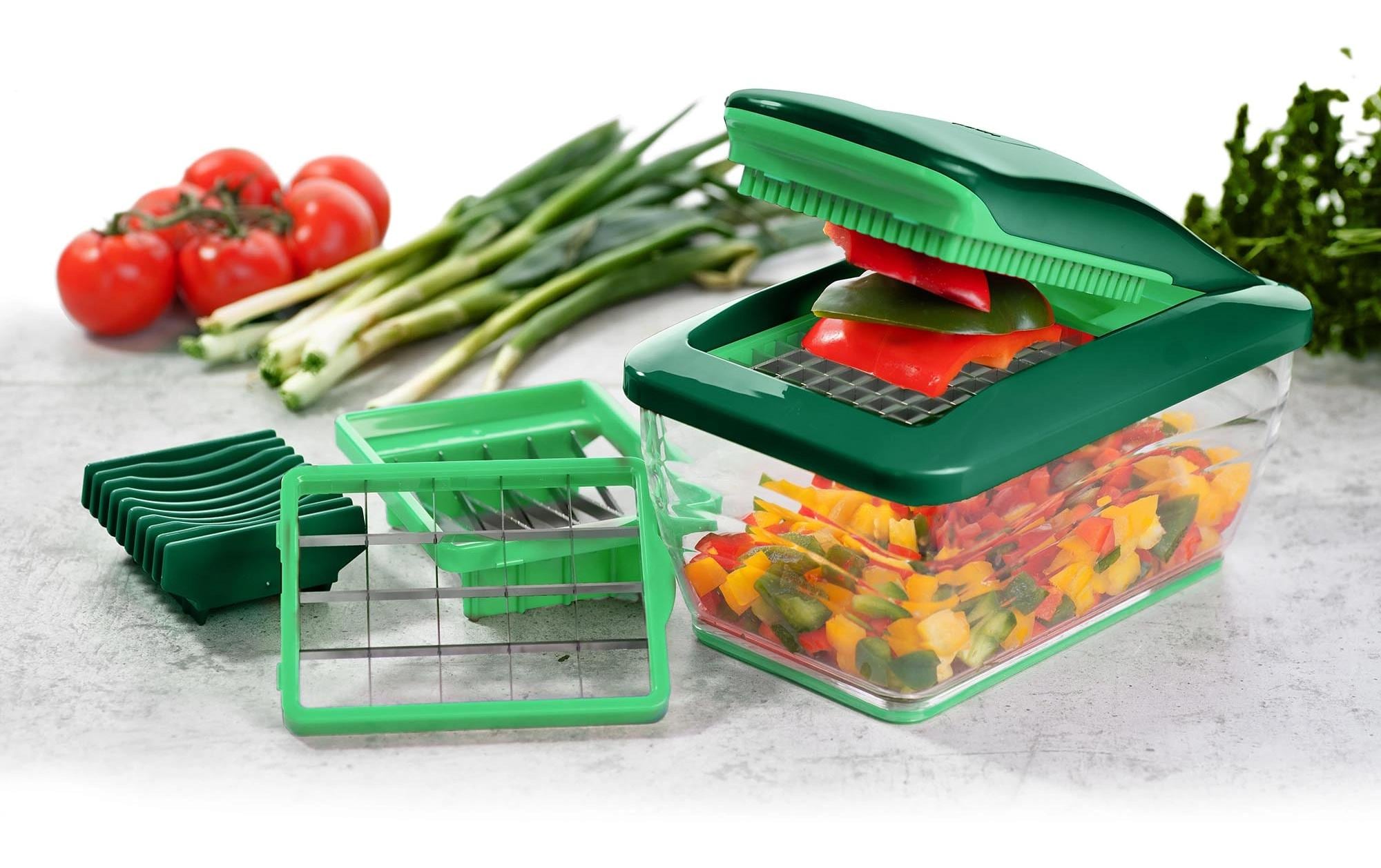 Genius Gemüseschneider Nicer Dicer Chef 7-teilig, Grün