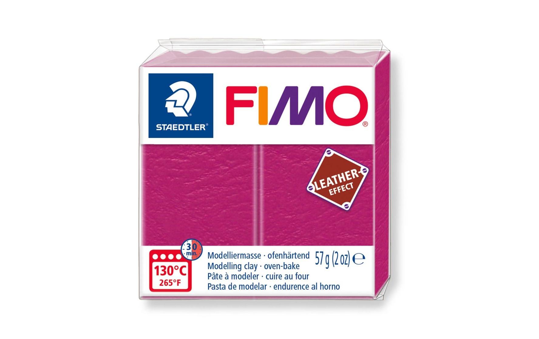 Fimo Modelliermasse leather-effect Pink