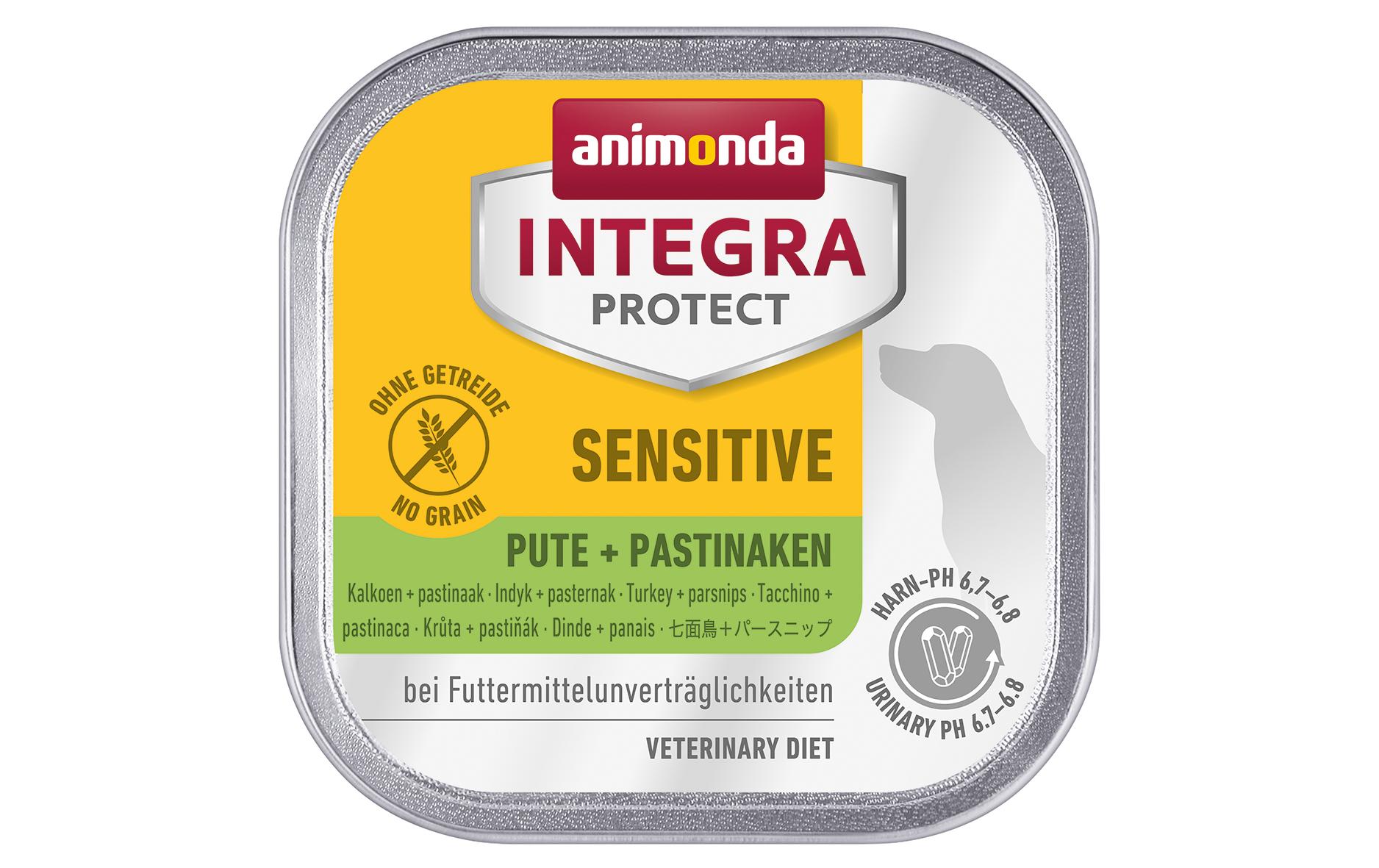 Animonda Integra Protect Nassfutter Sensitive Pute und Pastinaken, 11 x 150 g