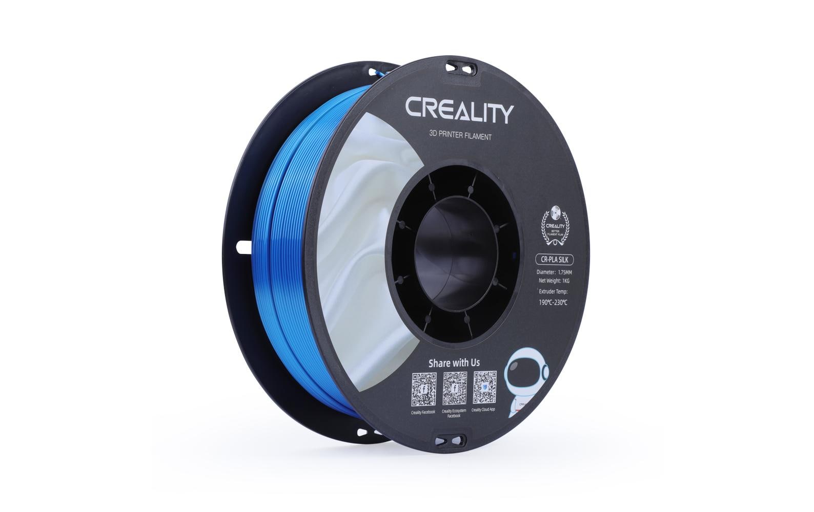 Creality Filament PLA, Silk Blau, 1.75 mm, 1 kg