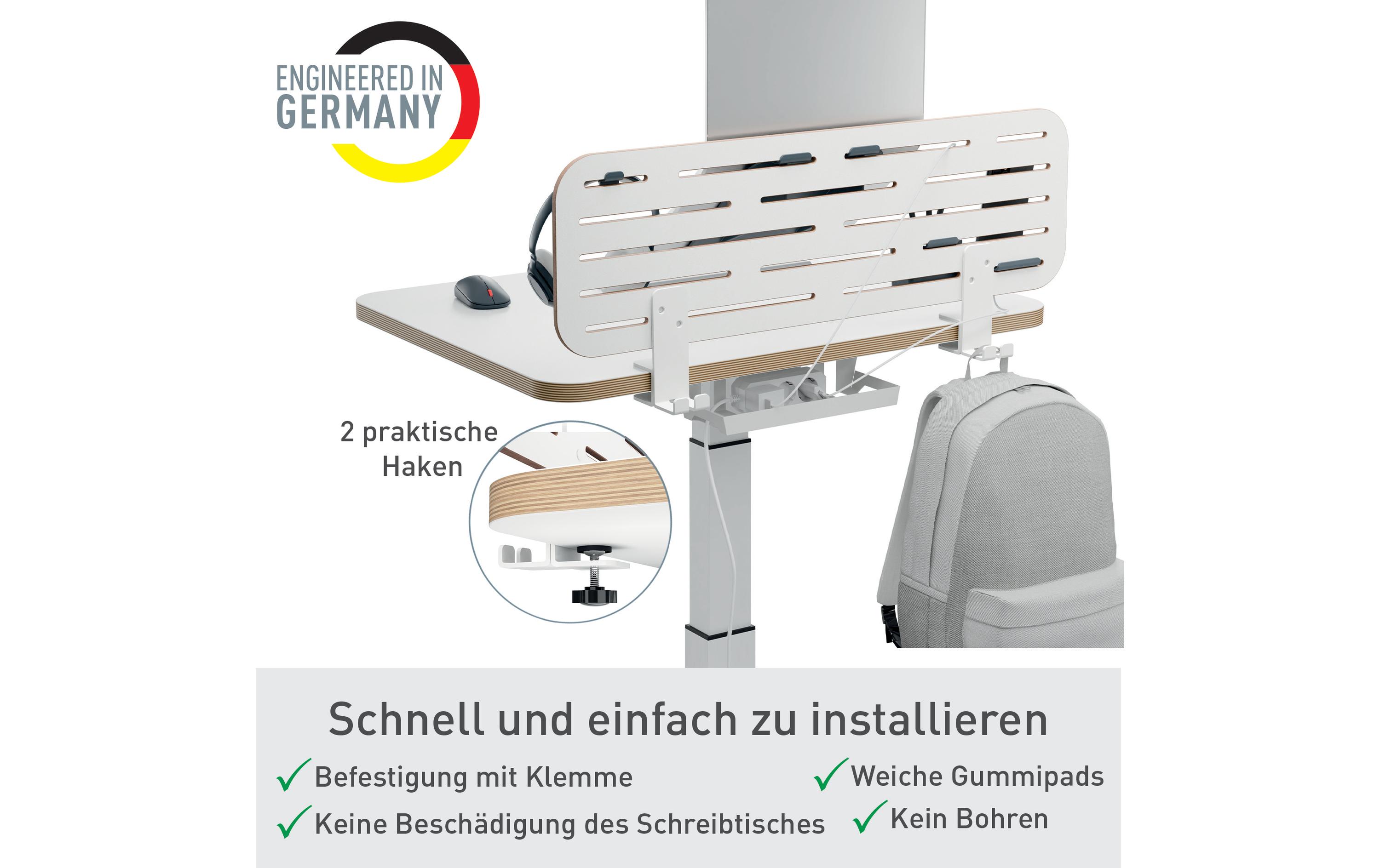 Leitz Stiftehalter Ergo Schreibtisch-Organizer Gross, Weiss