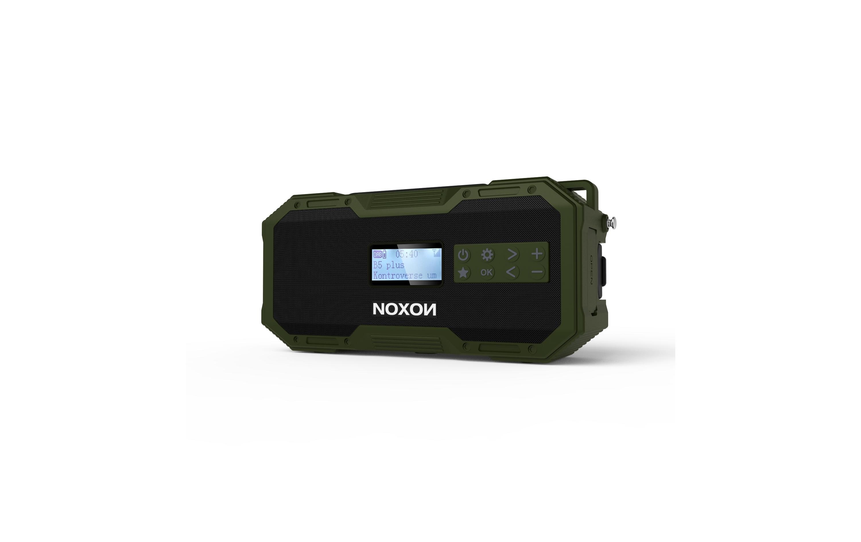 Noxon DAB+ Radio Dynamo Solar 411 Grün