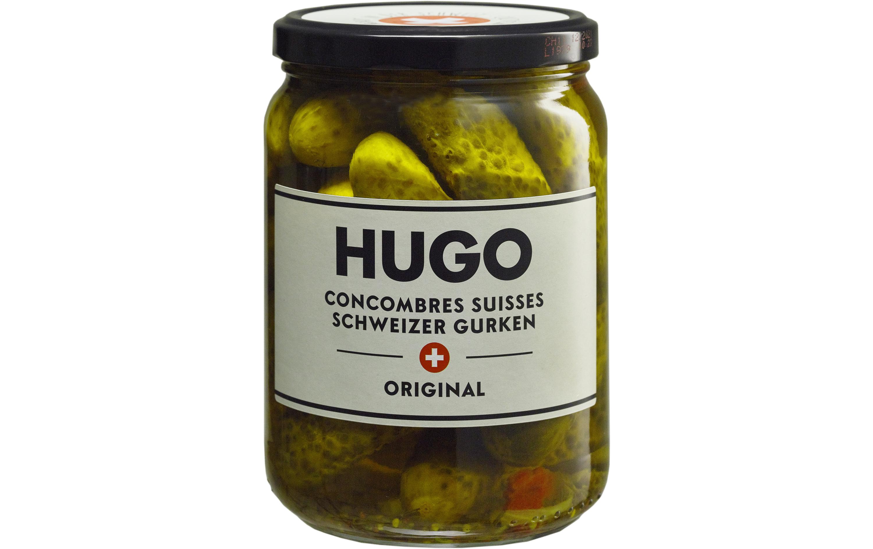 Hugo Reitzel Glas Schweizer Gurken 430 g