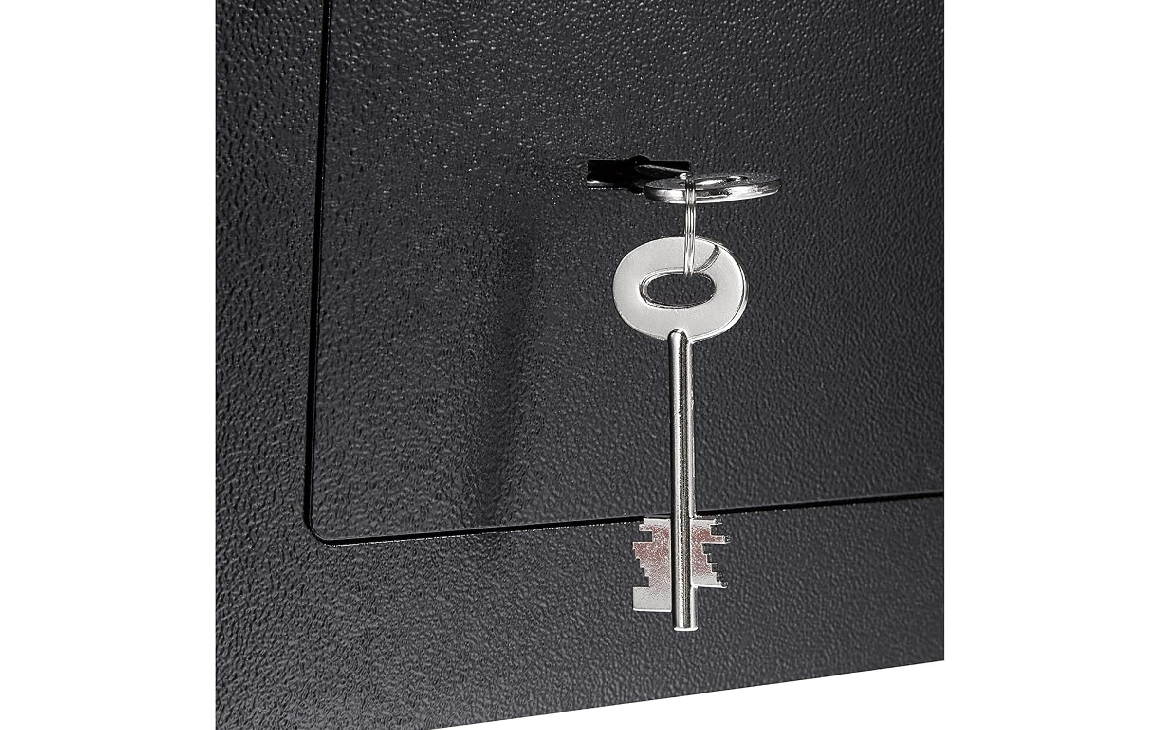 Yale Value Safe Wandtresor, Schwarz, Key Only, 7.7 l