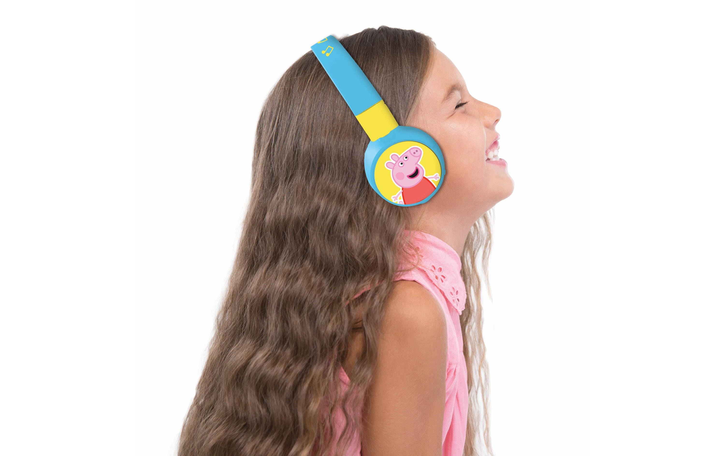 Lexibook Kinderkopfhörer Peppa Wutz 2-in-1-Bluetooth