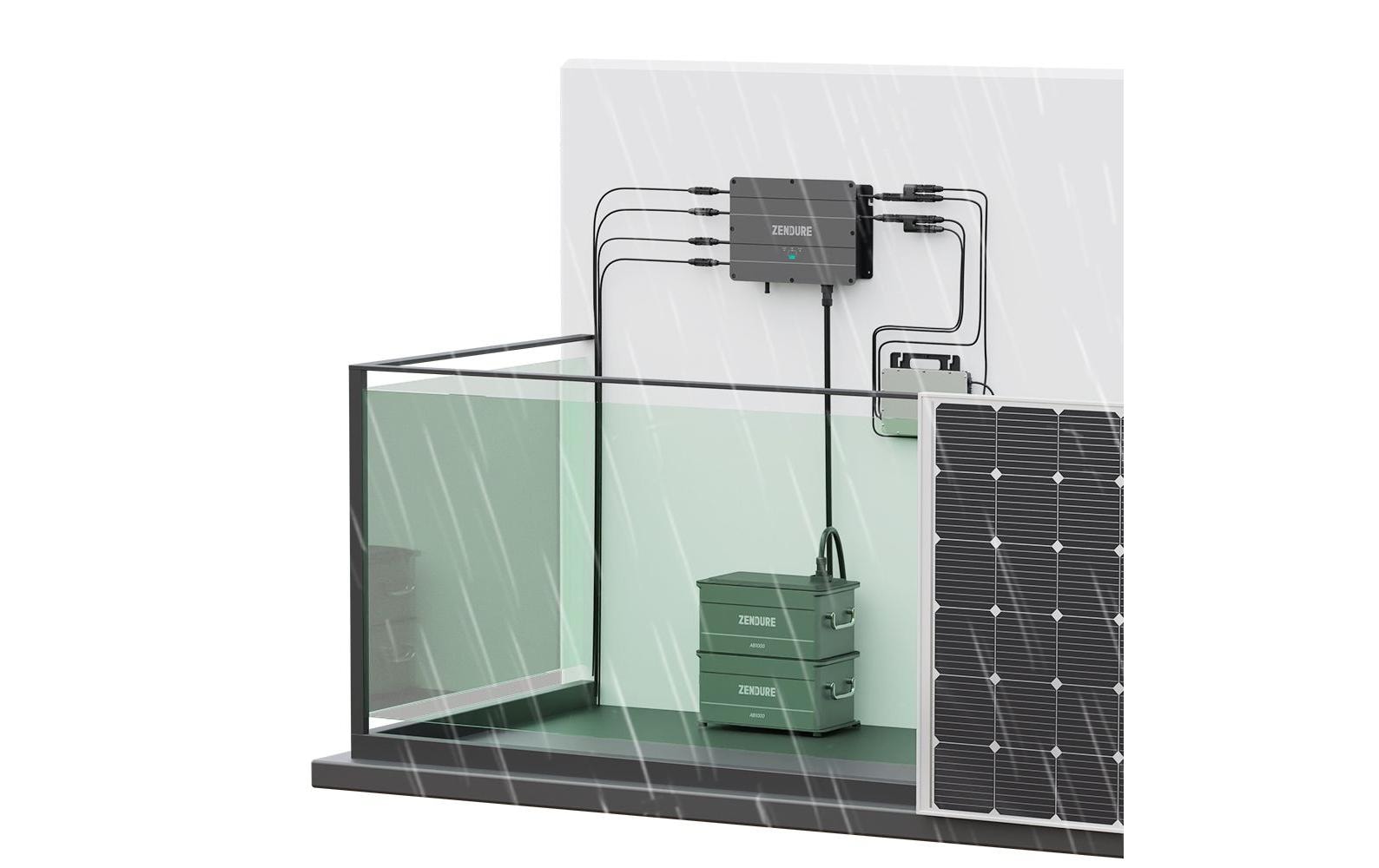 Zendure LiFePO4 Erweiterungsbatterie SolarFlow 960 Wh