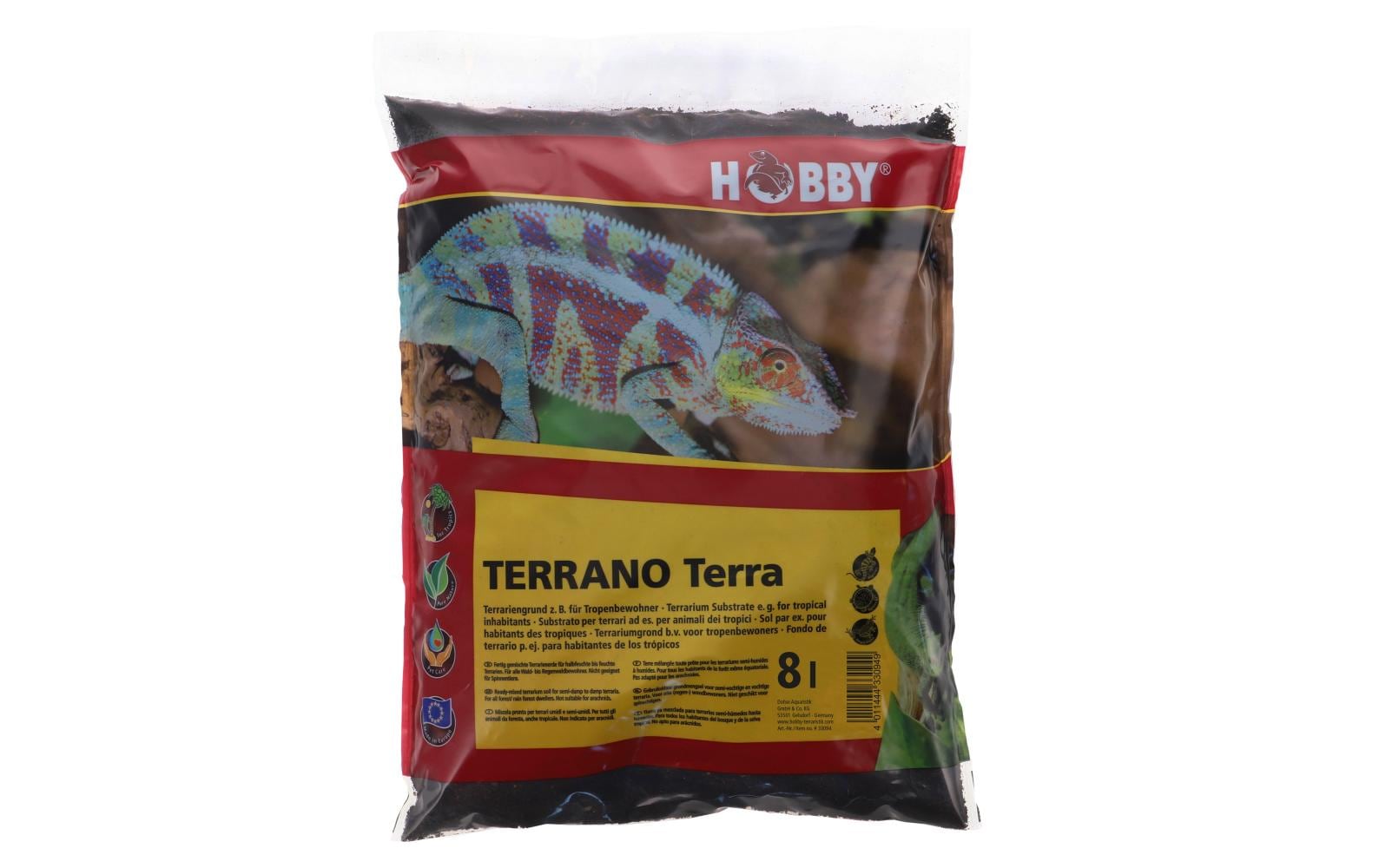 Hobby Terraristik Bodensubstrat Terrano Terra, 8 l