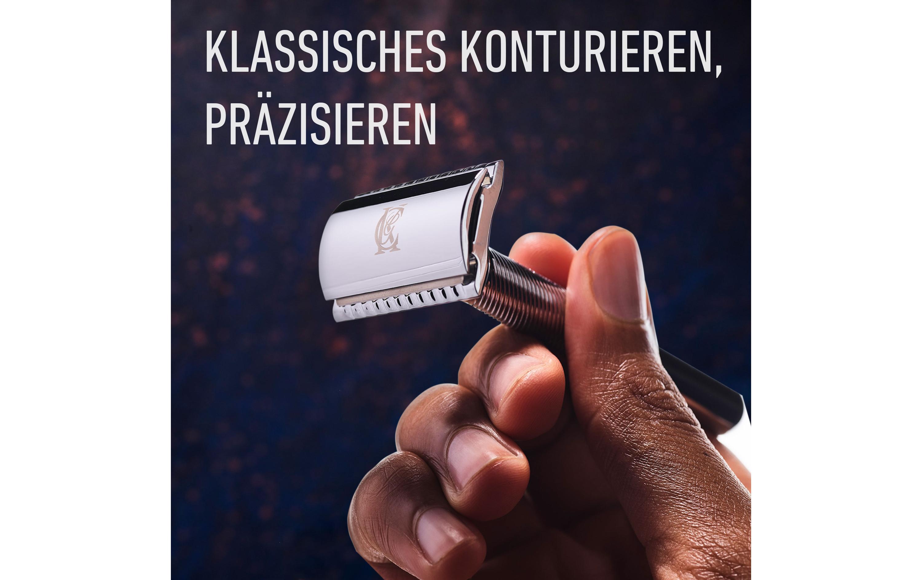 King C. Gillette Rasierhobel mit 5 Klingen 1 Rasierer + 5 Klingen