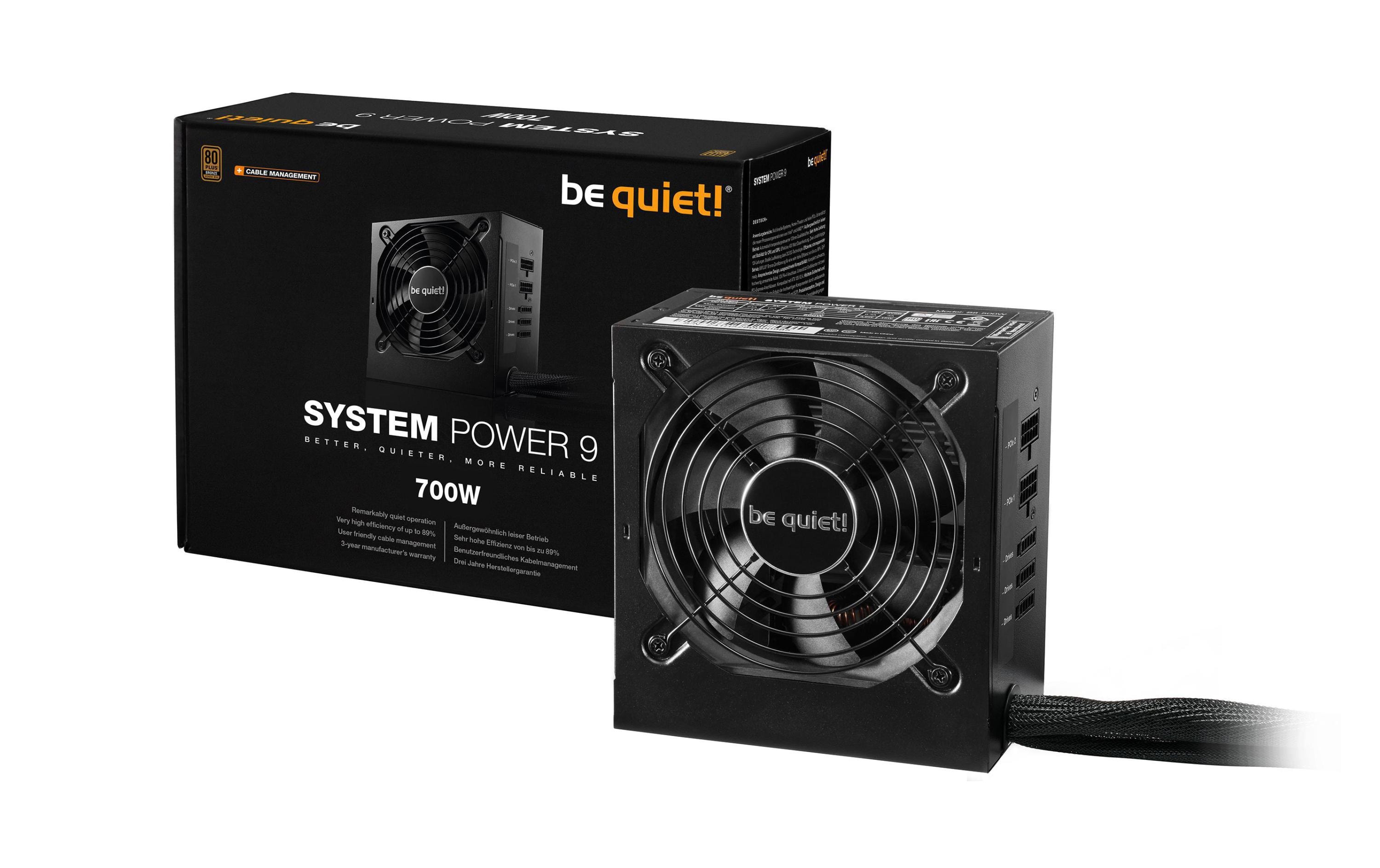 be quiet! Netzteil System Power 9 CM 700 W