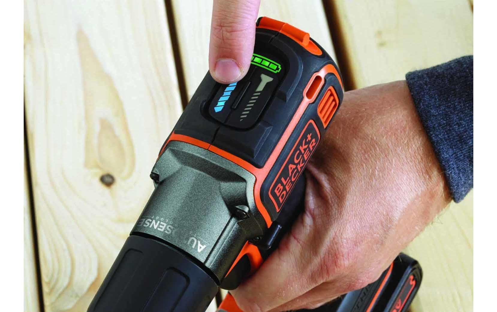 BLACK+DECKER Akku-Bohrschrauber ASD18K Autosense