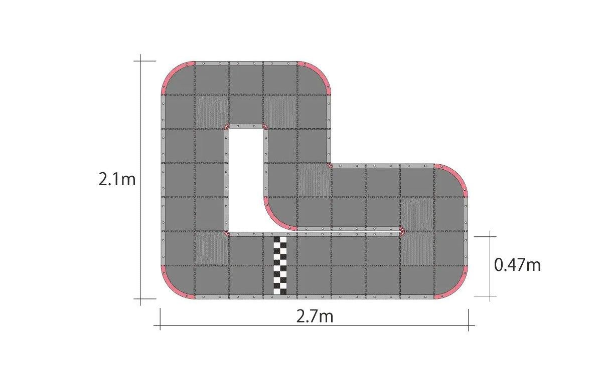 Kyosho Mini-Z Grand Prix Circuit 30 48-teilig, 30 x 30