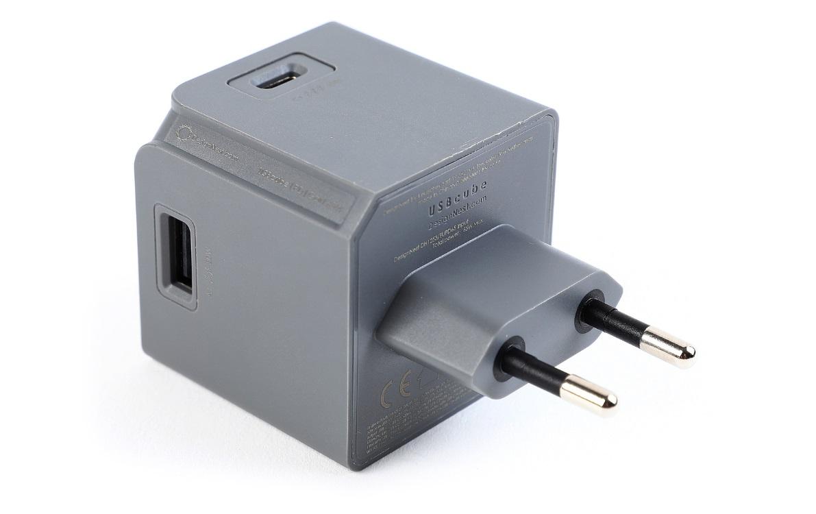 Allocacoc USB Netzteil USBcube Original PD 65W Grau