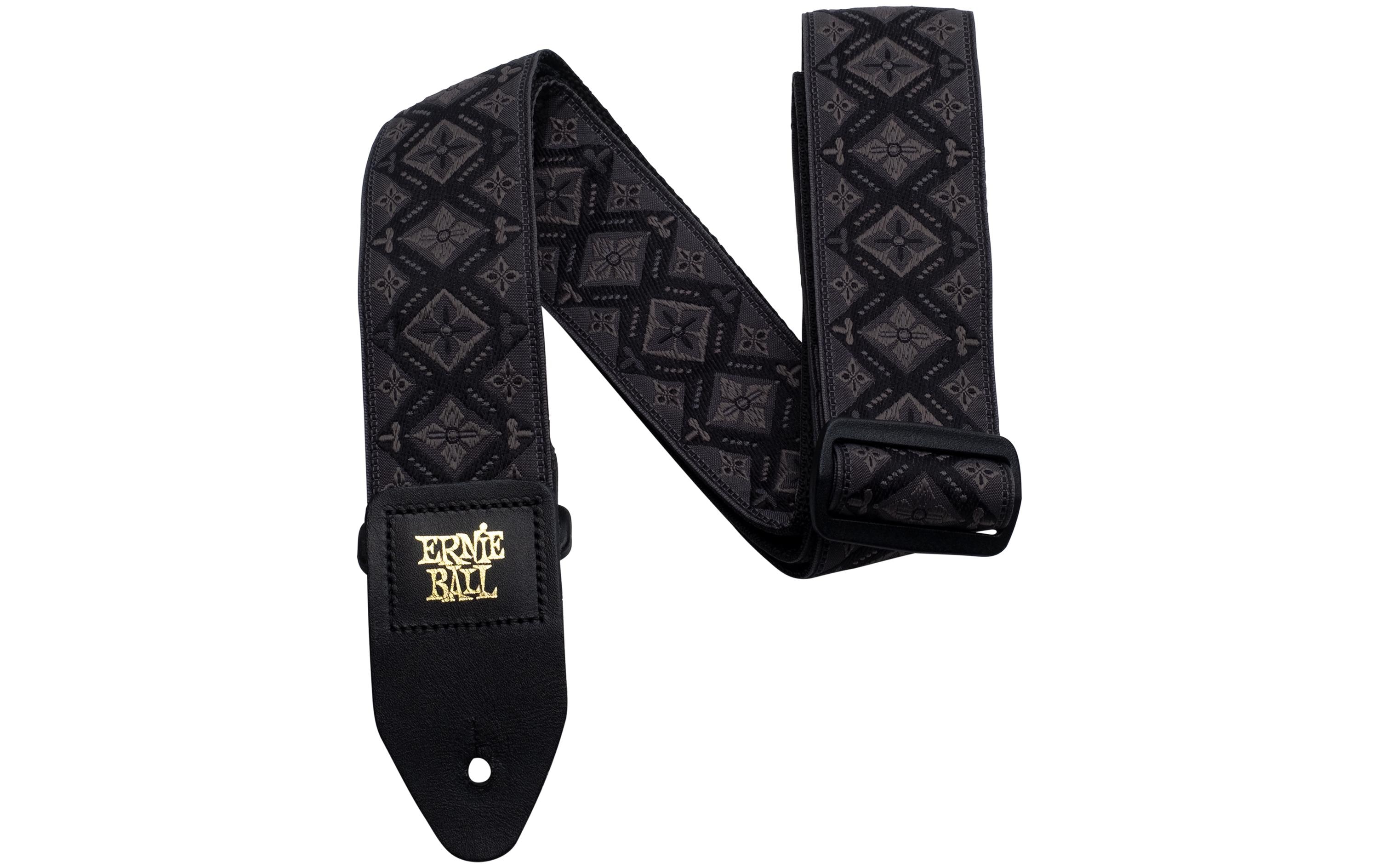 Ernie Ball Gitarrengurt Jacquard Regal Black