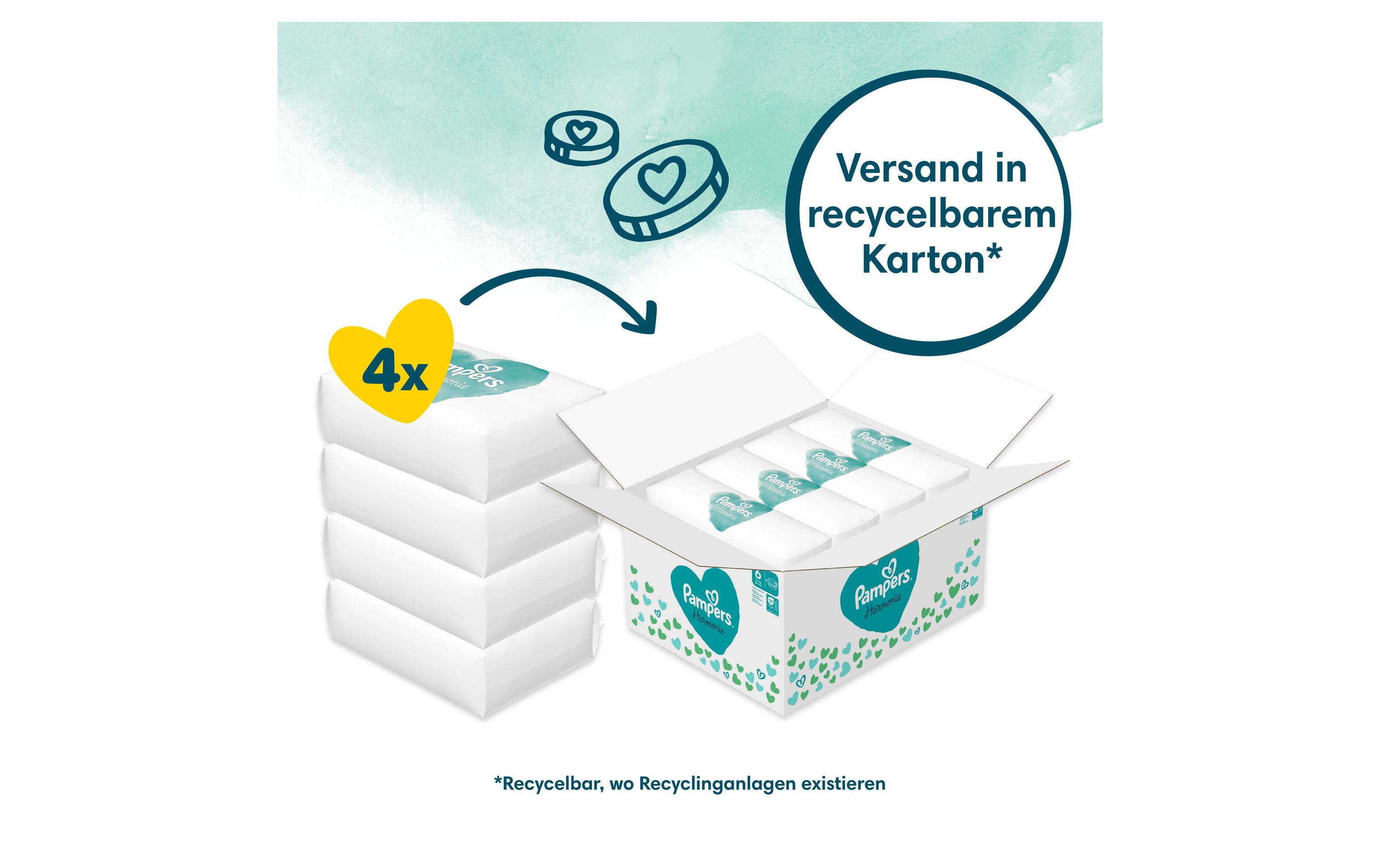 Pampers Windeln Harmonie Junior Grösse 6