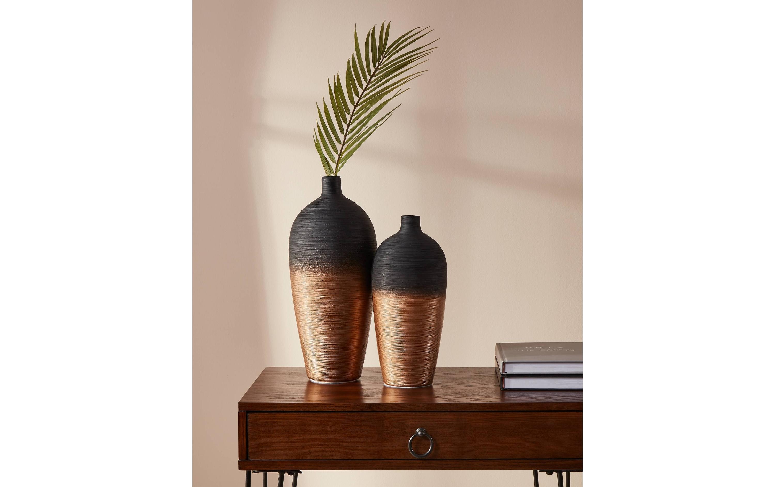 EGLO Vase Saryksu 35.5 cm, Gold/Schwarz