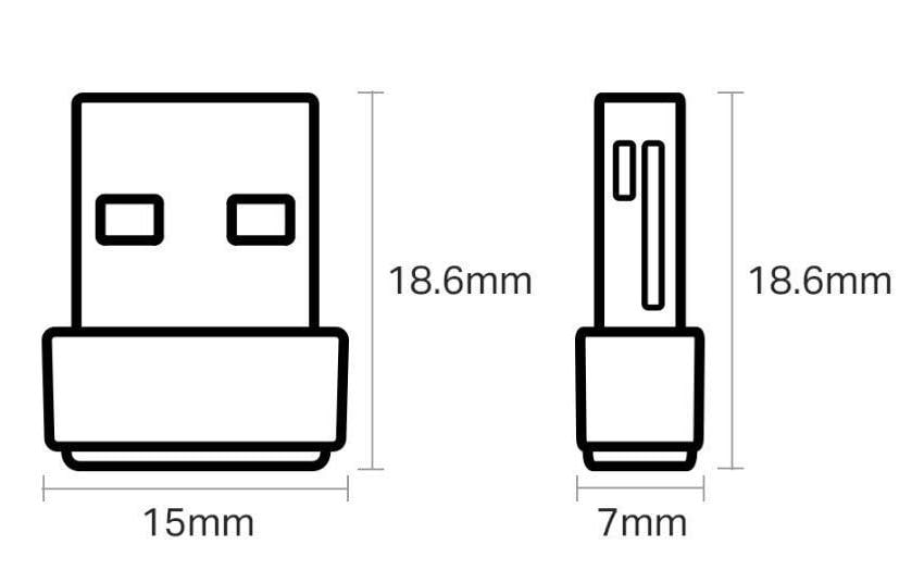 TP-Link WLAN-AC USB-Stick Archer T2U Nano USB 2.0