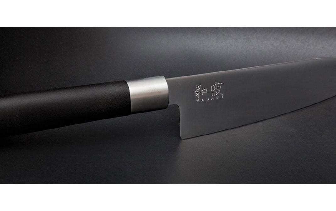 Kai Kochmesser Wasabi Santoku Schwarz